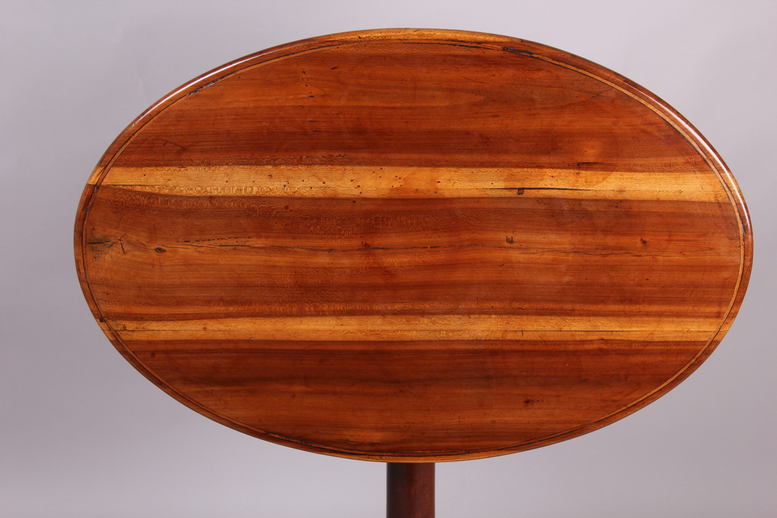 George III period fruitwood tripod table