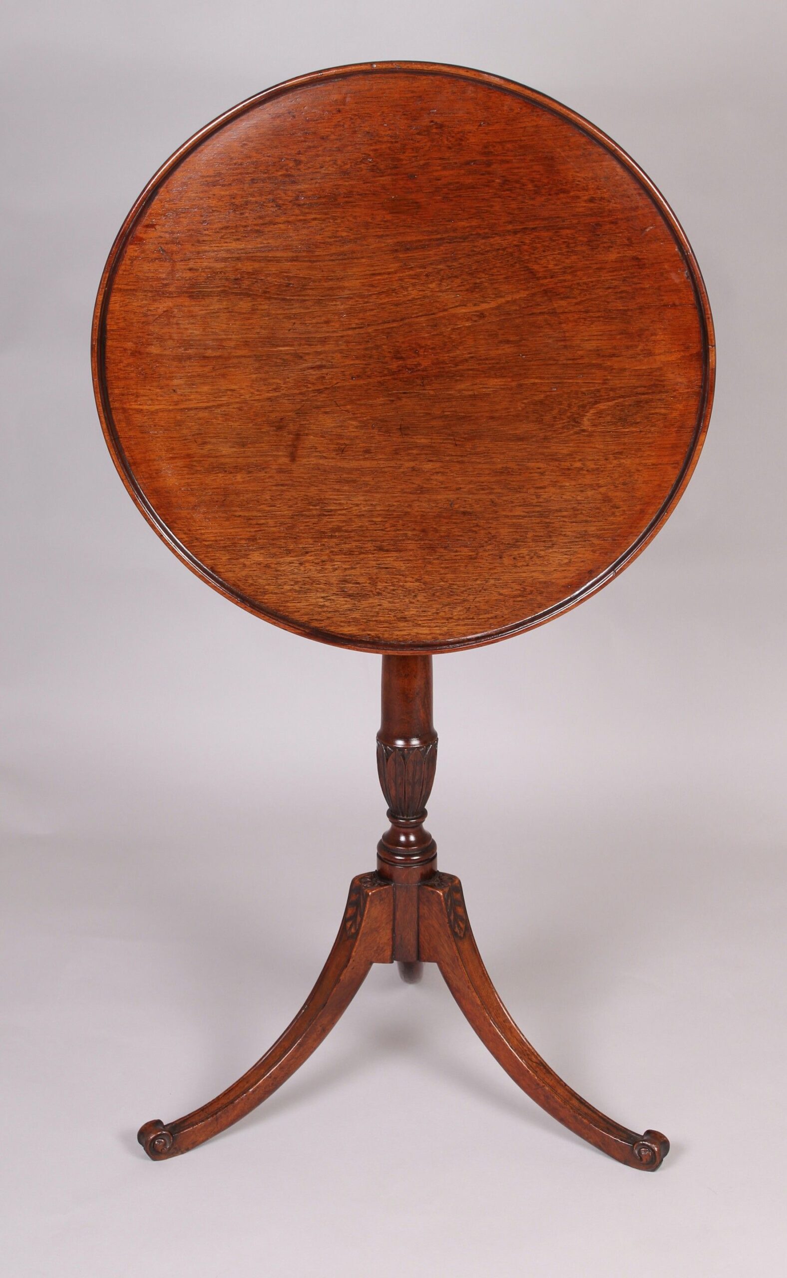 George III period mahogany tripod table