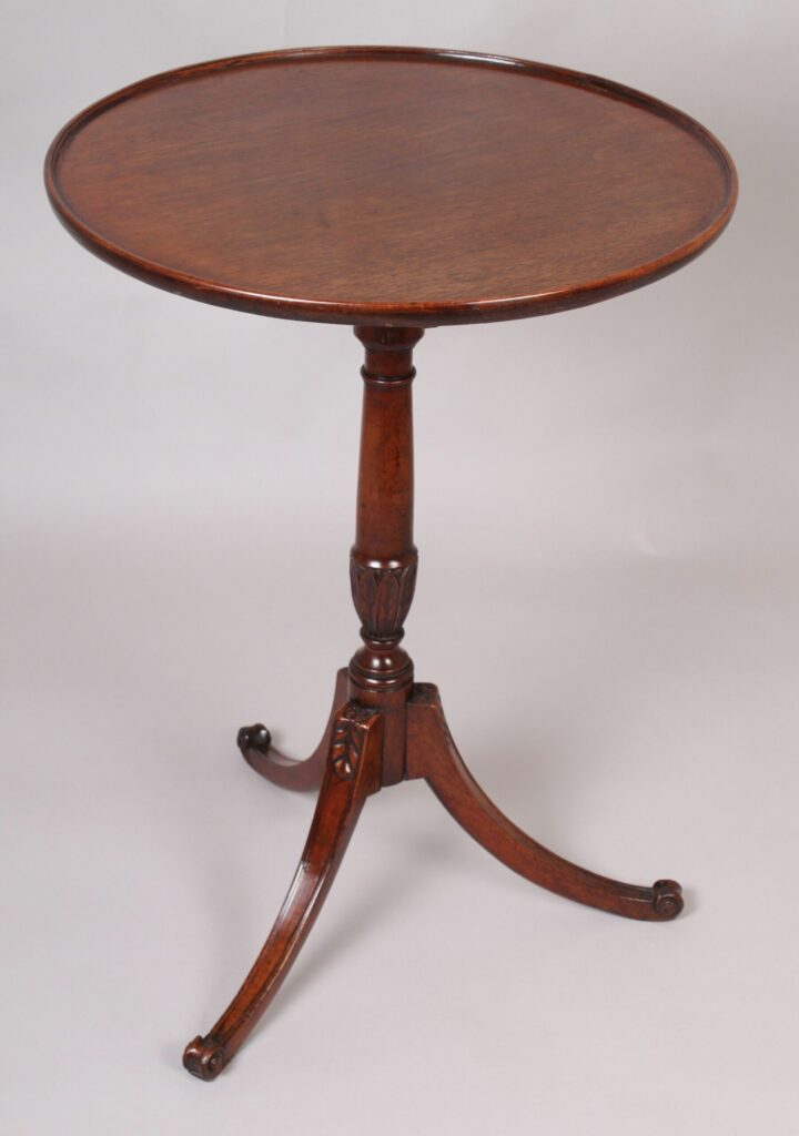 George III period mahogany tripod table
