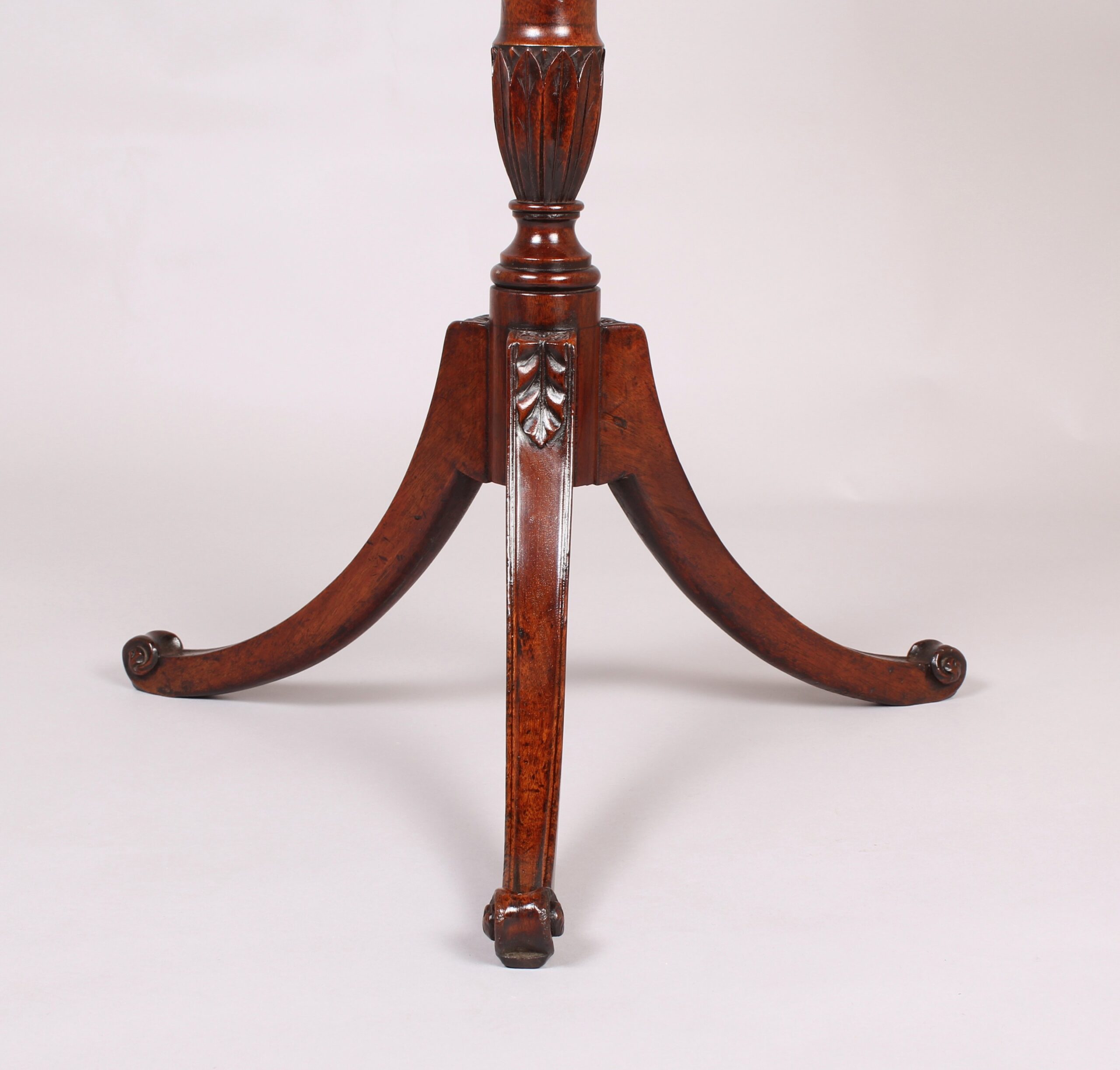 George III period mahogany tripod table