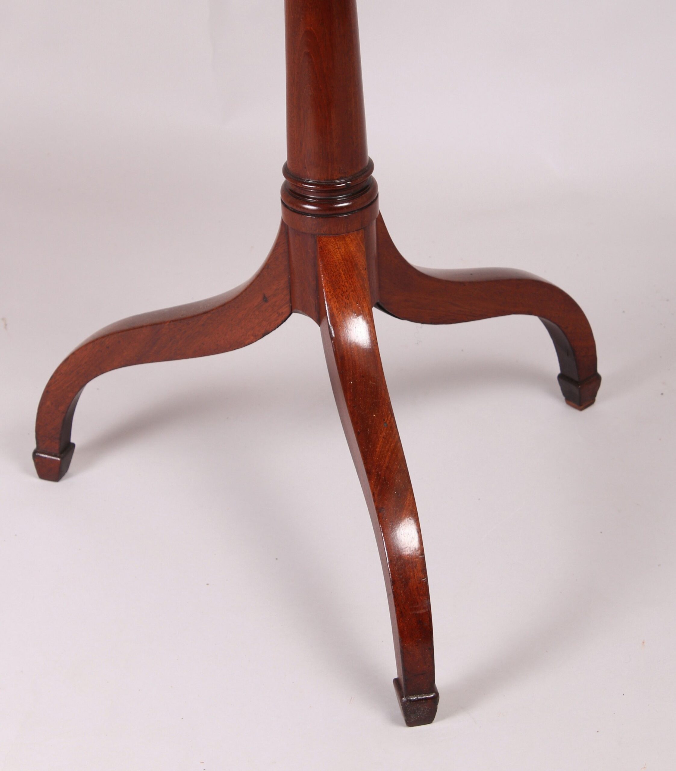 George III period mahogany small Pembroke work-table