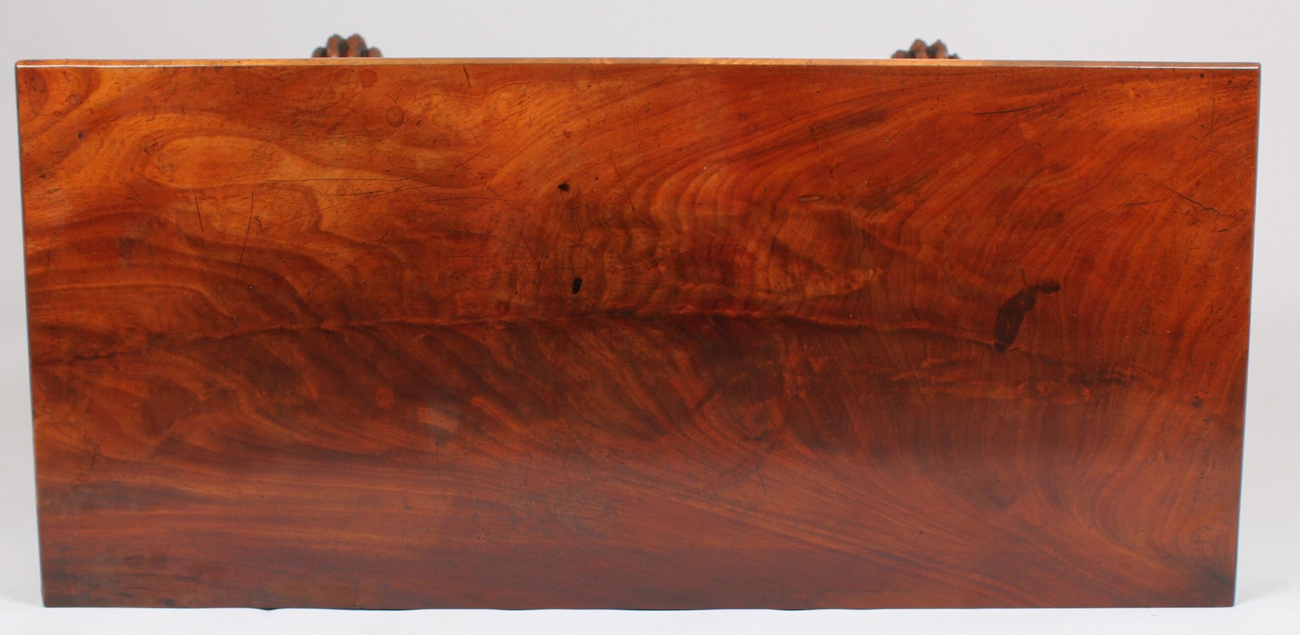 George IV period mahogany small bookcase of exceptionally fine quality workmanship