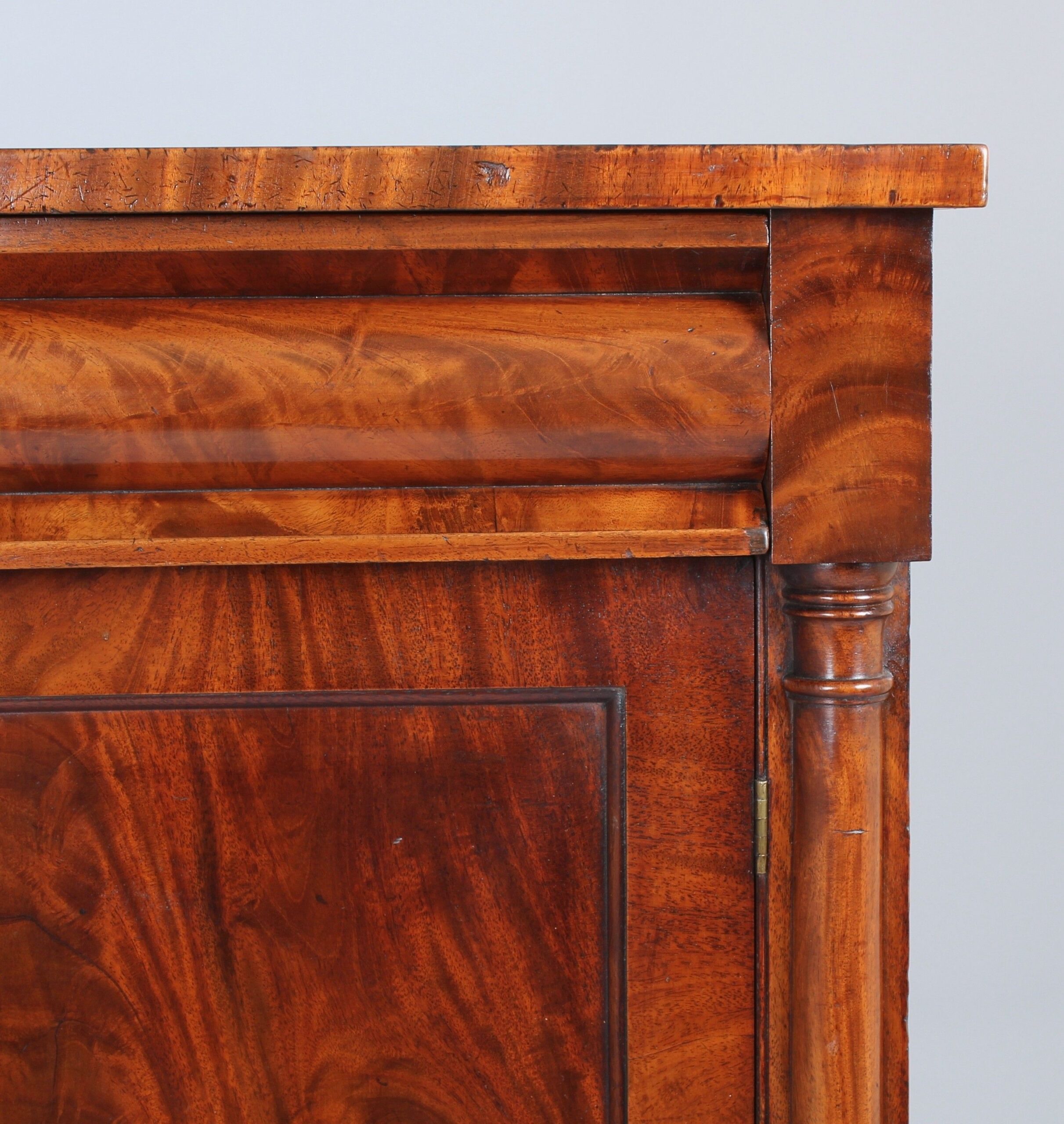William IV period mahogany two-door cabinet