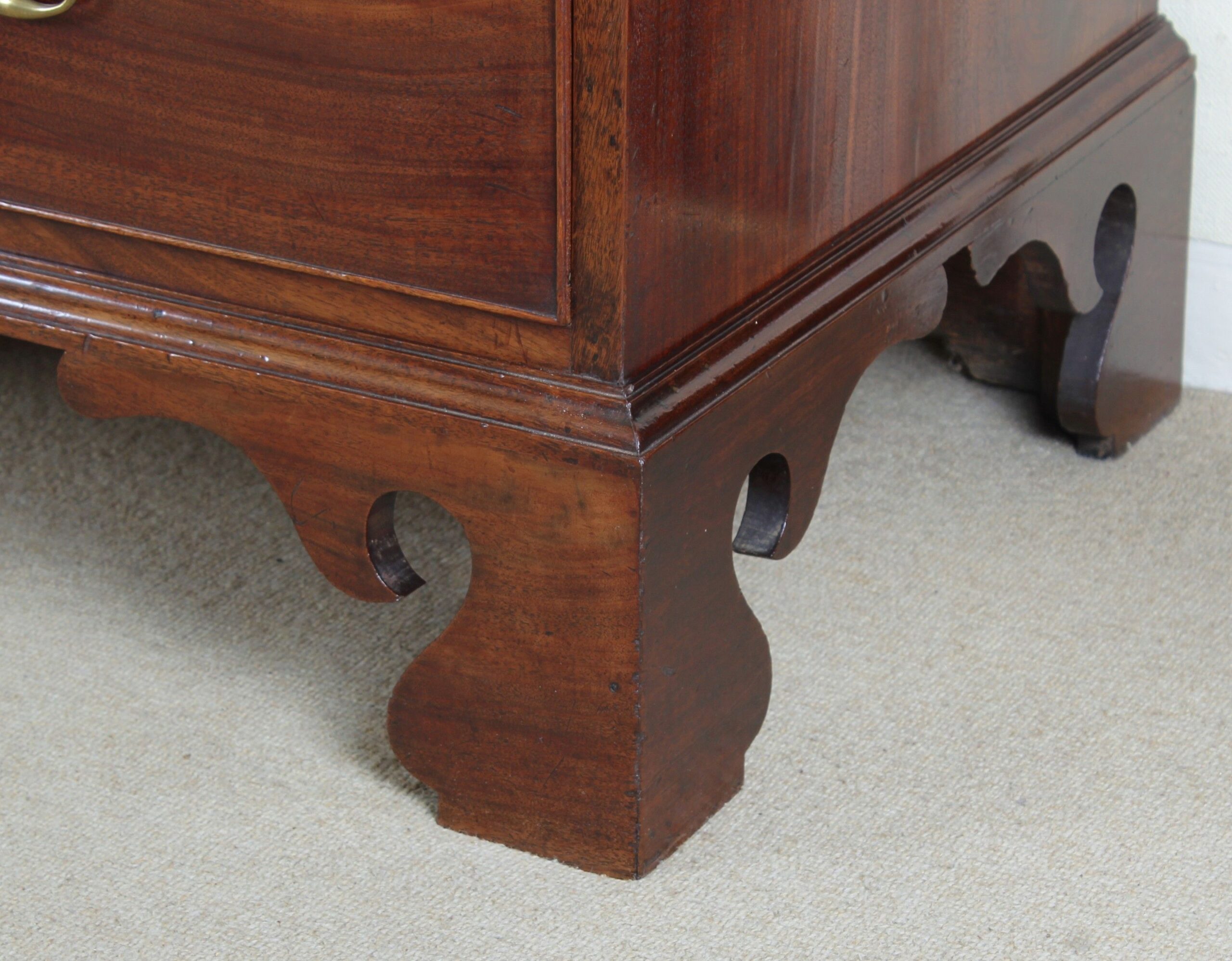George III period mahogany chest-on-chest