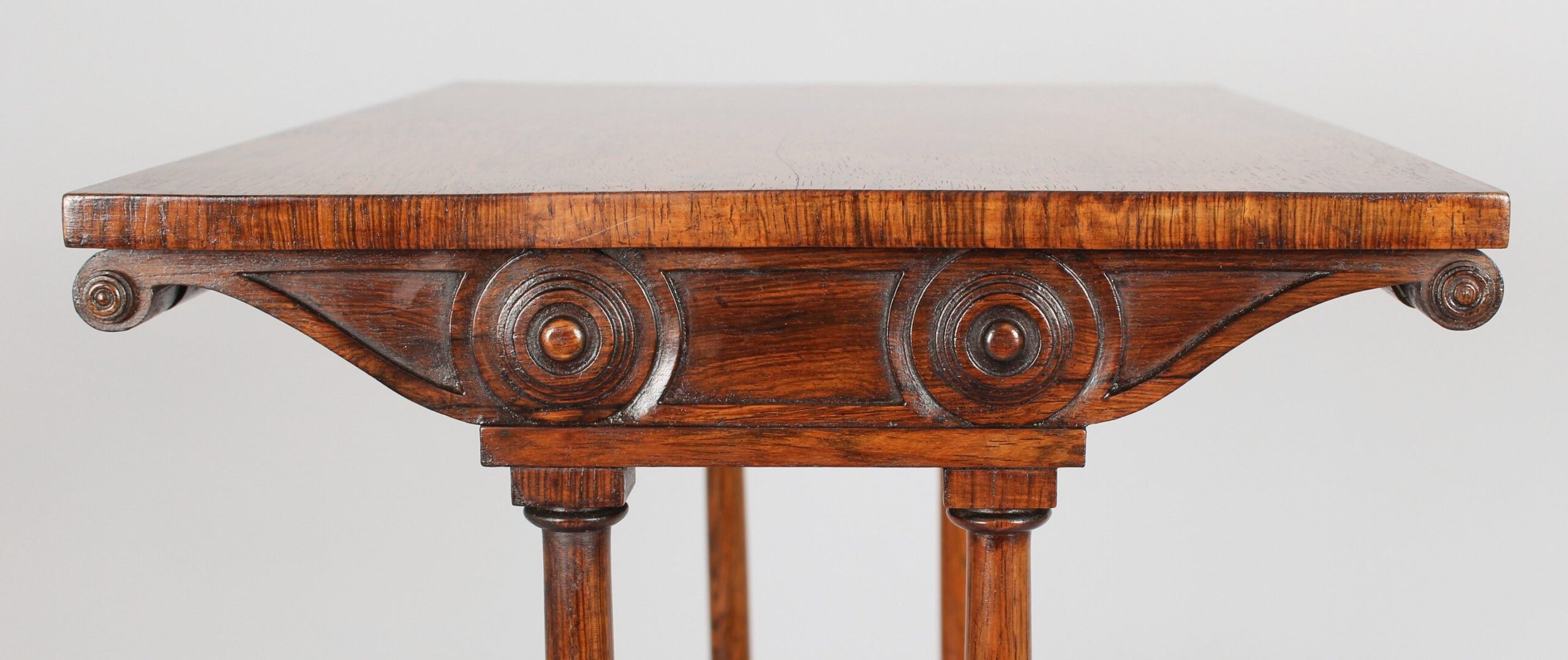 A fine and rare George IV period rosewood occasional table