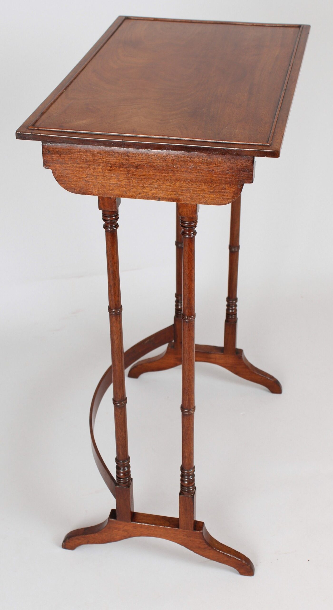 Regency period mahogany nest of three tables