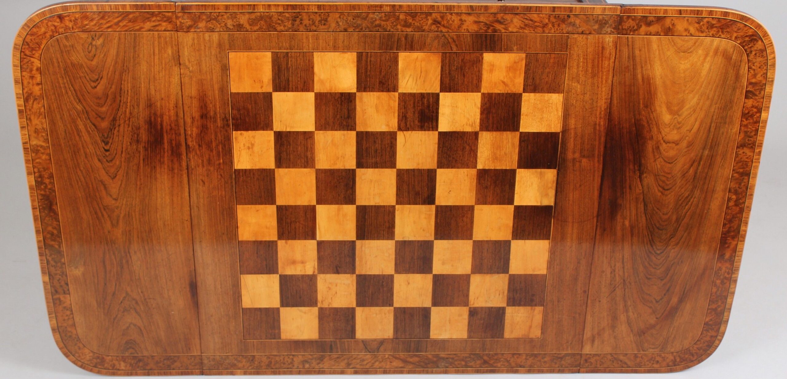 Fine George III period Pembroke games table