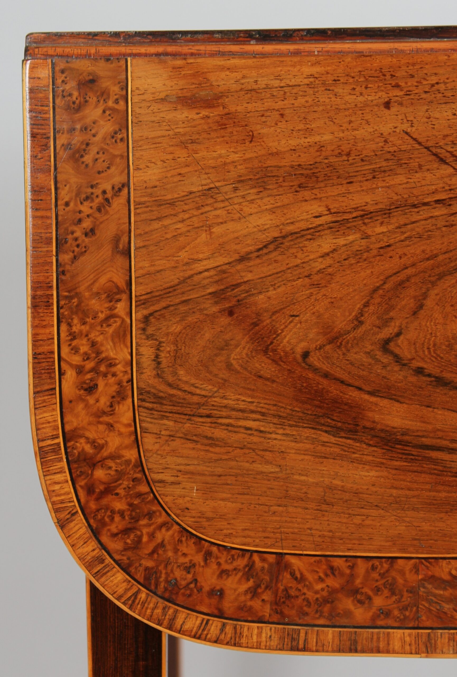 Fine George III period Pembroke games table