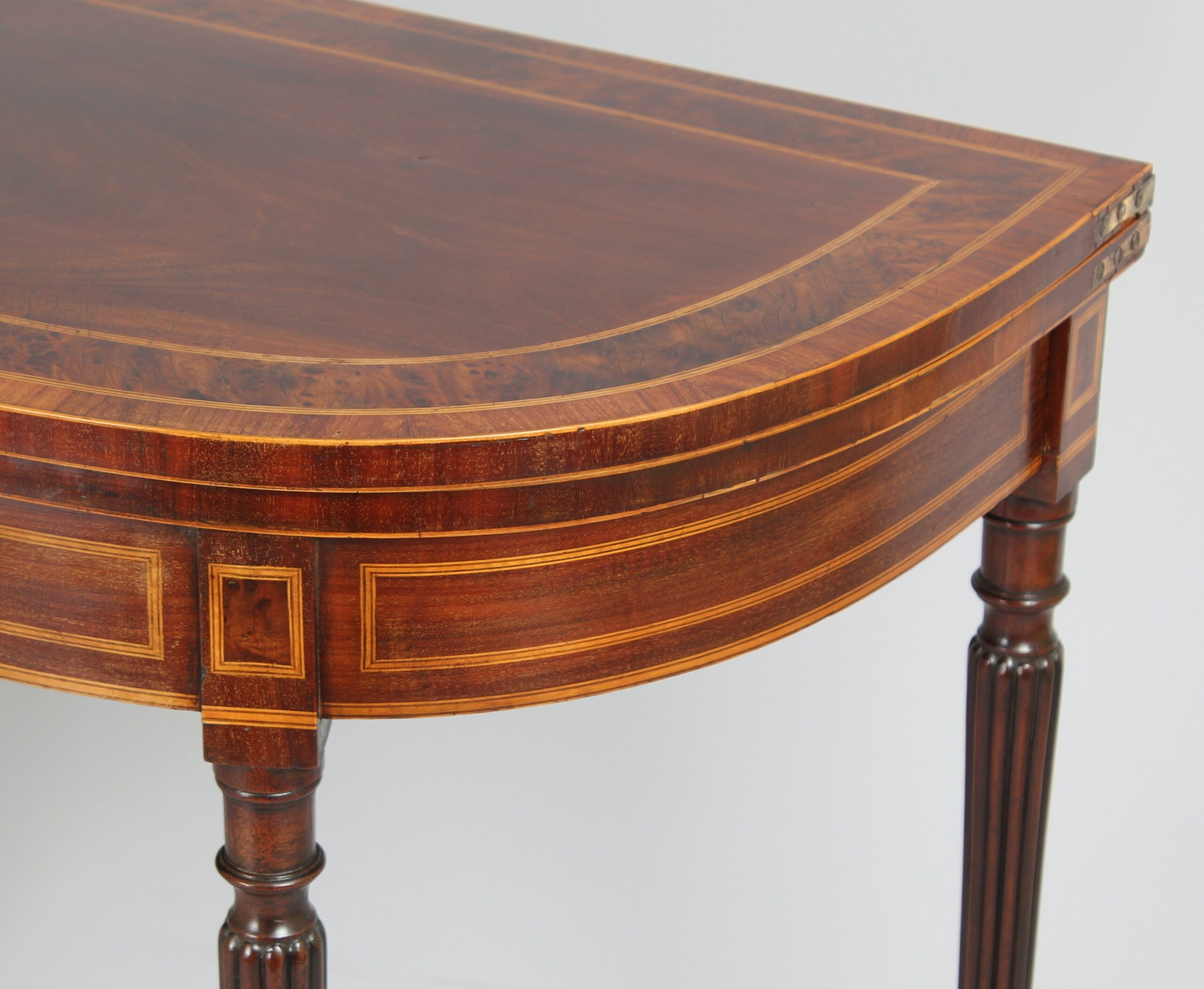 Good George III period mahogany card-table
