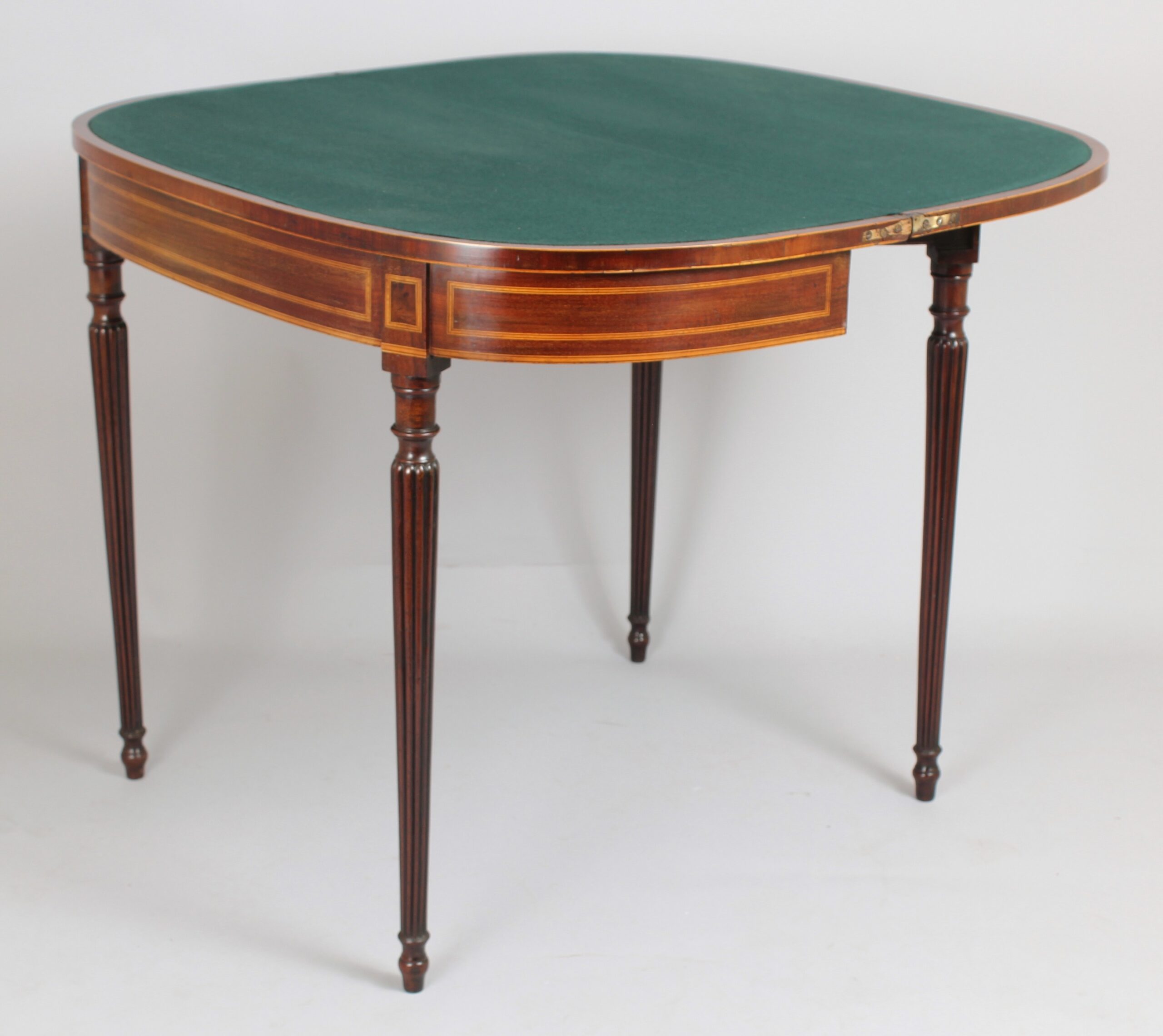 Good George III period mahogany card-table