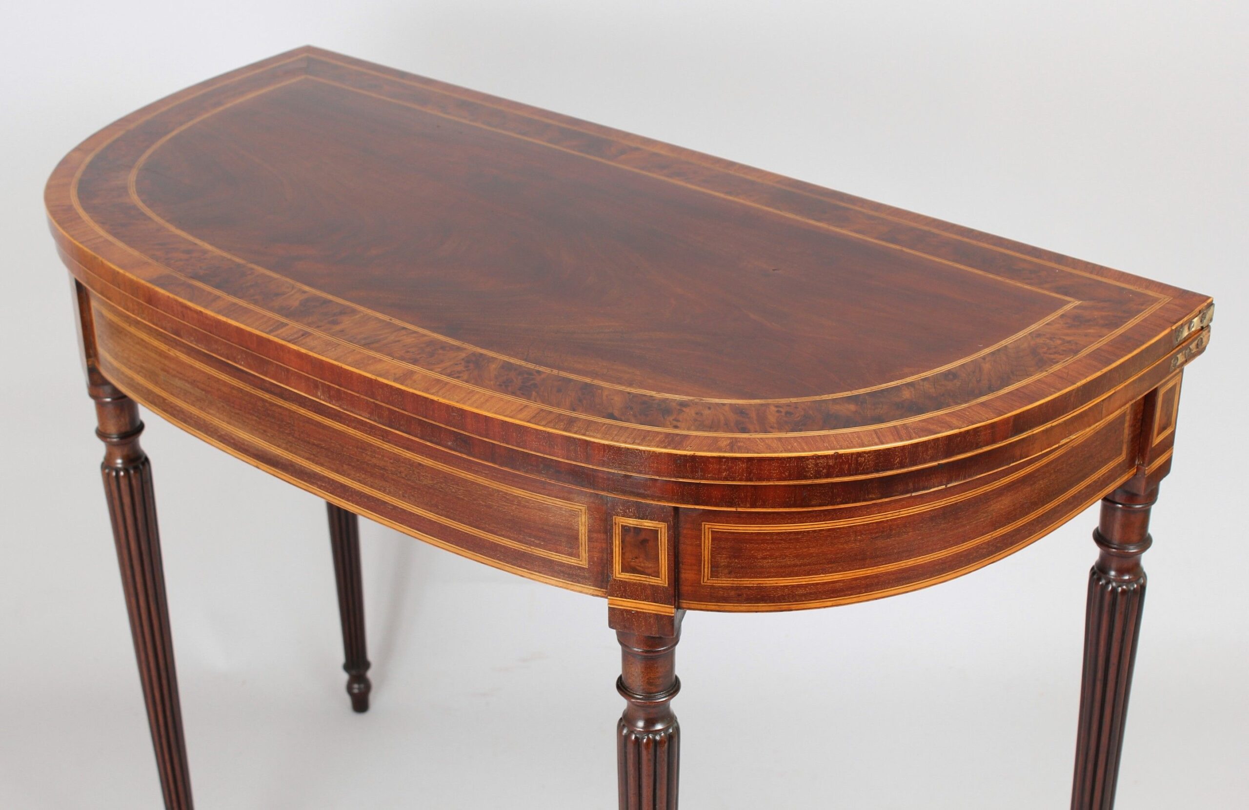 Good George III period mahogany card-table