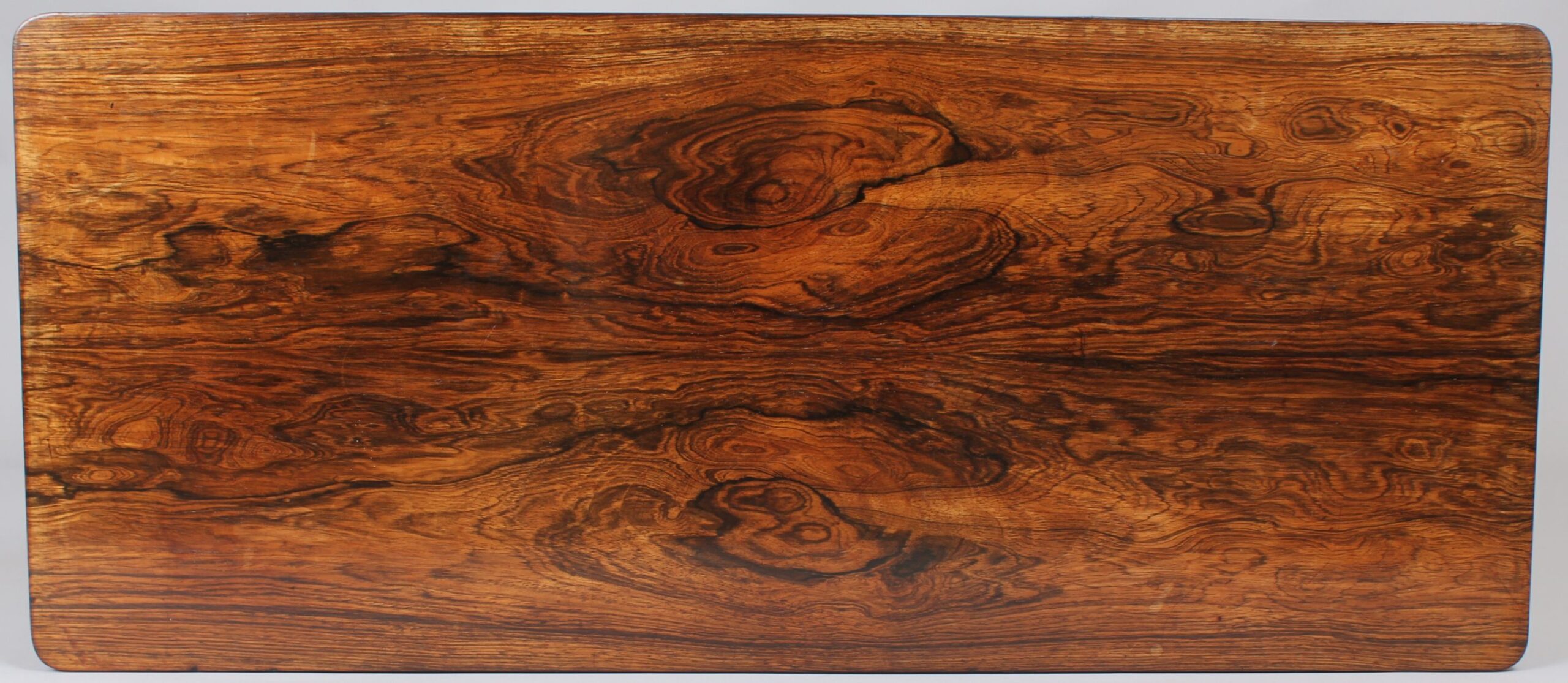 George IV rosewood side-table of shallow proportions