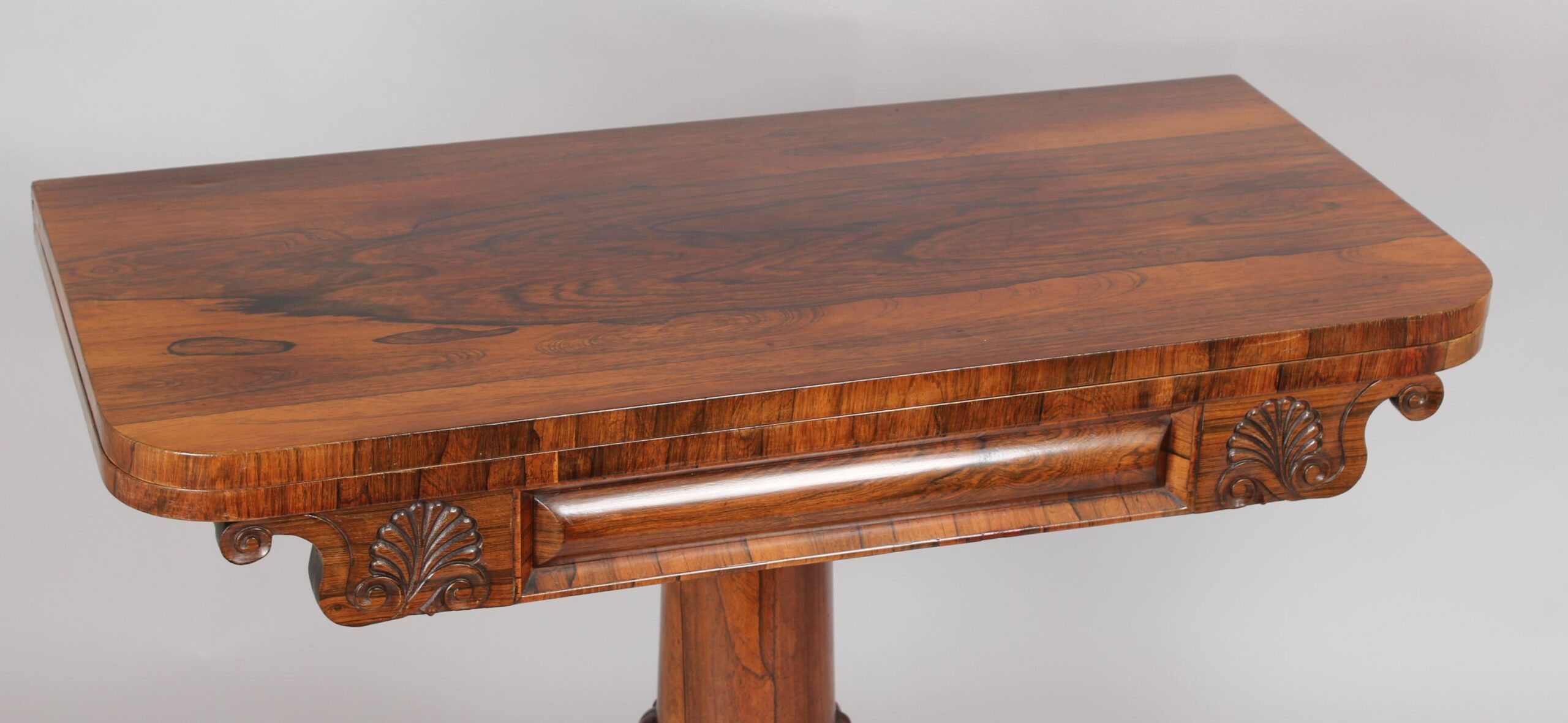 Fine quality William IV period rosewood card-table