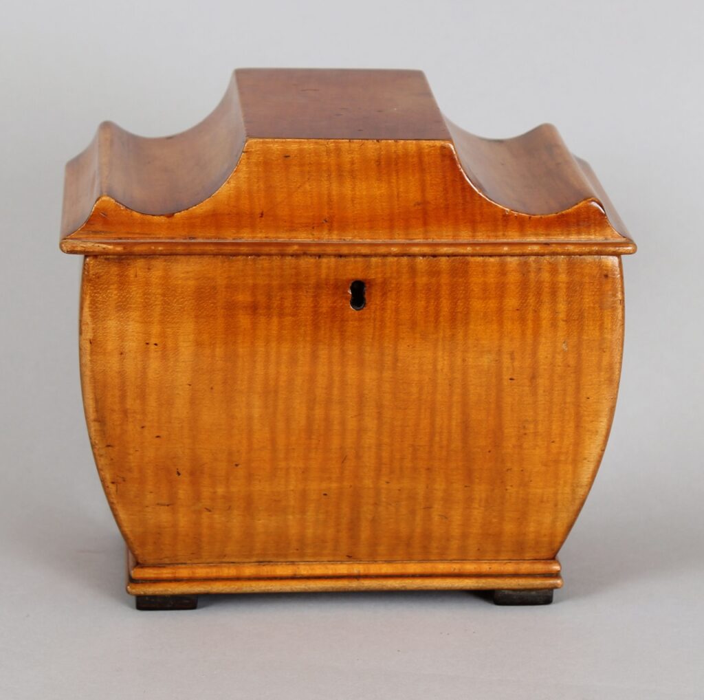 19th century Biedermeier tea caddy