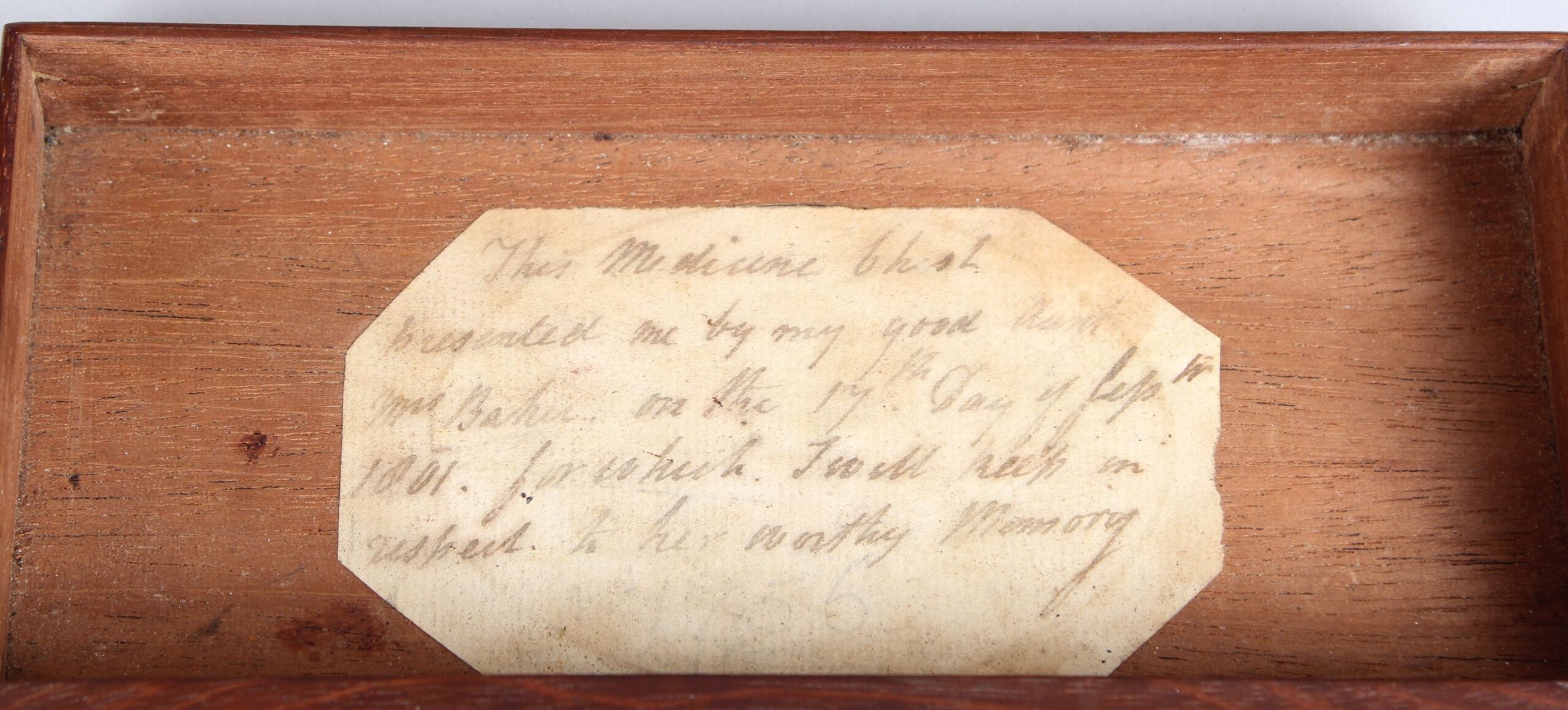 Rare George III period satinwood medicine-chest