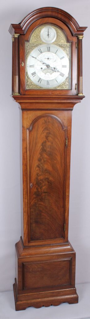 George III period mahogany long-case clock