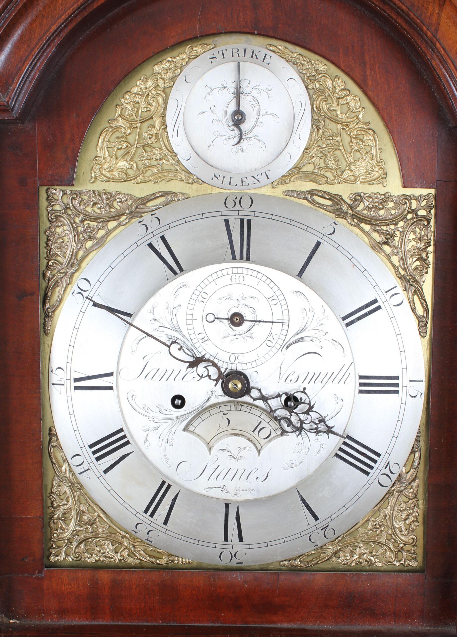 George III period mahogany long-case clock