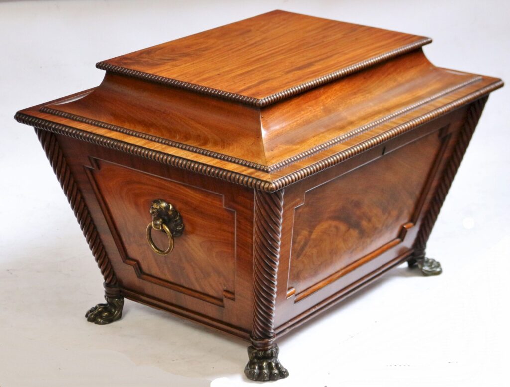 A fine quality Regency period mahogany wine-cooler