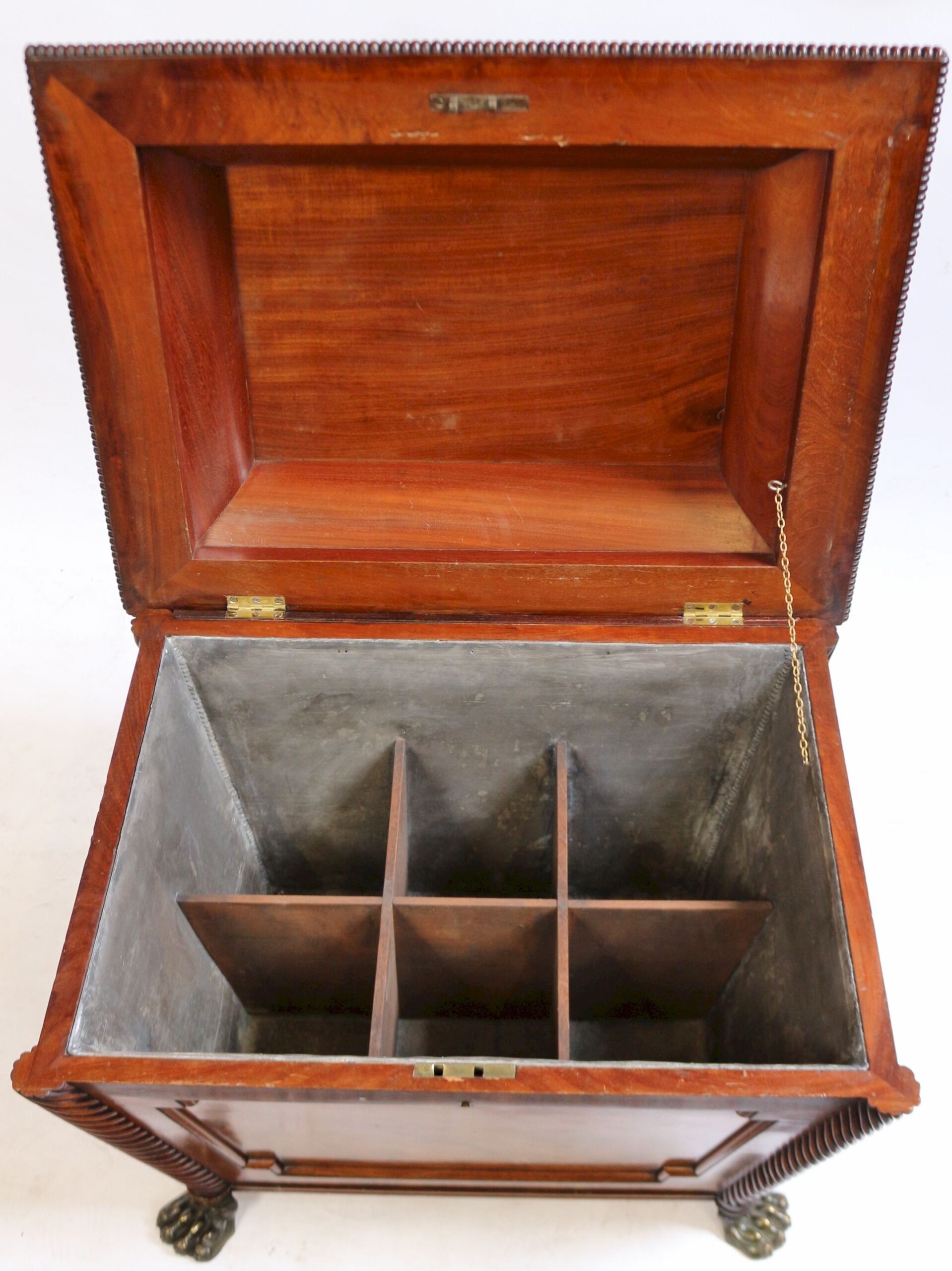 A fine quality Regency period mahogany wine-cooler