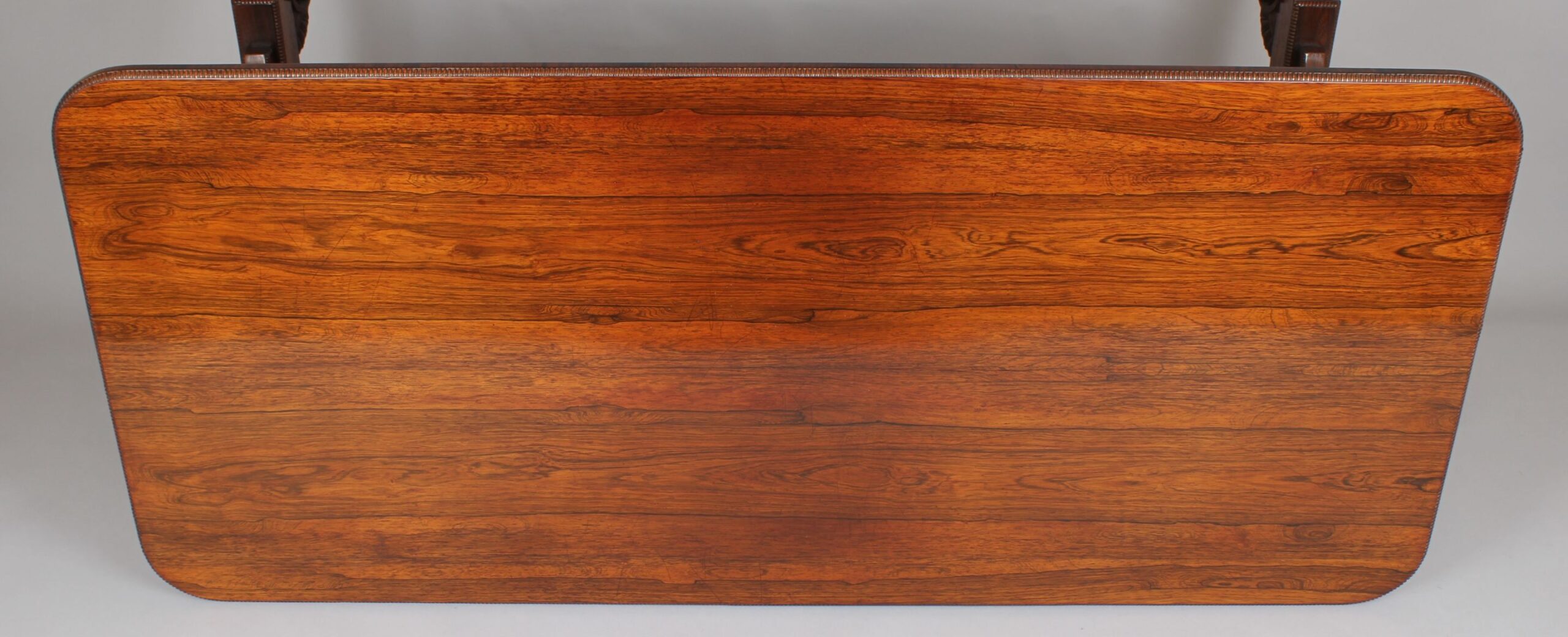 Rosewood library table of very high quality