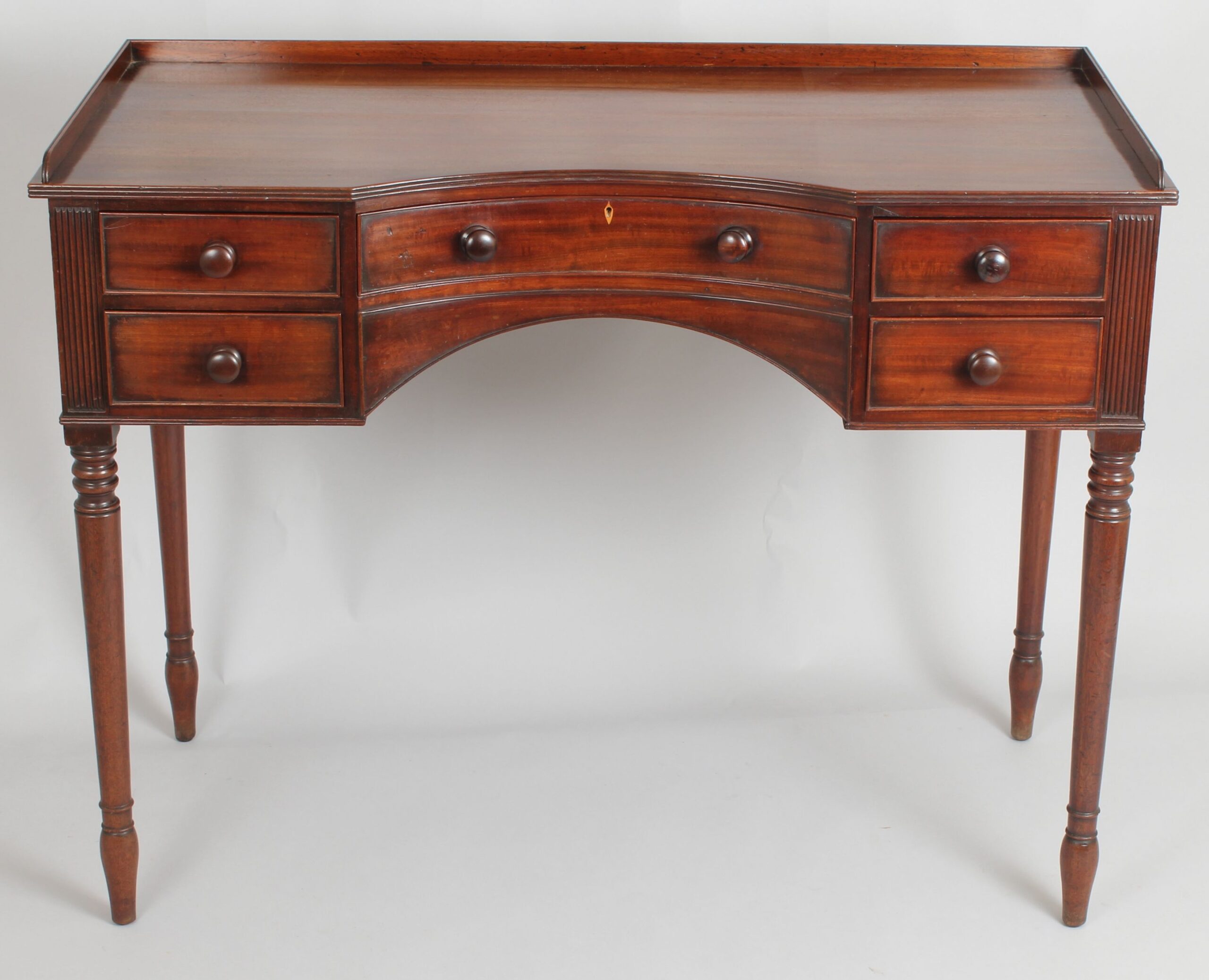 George III period mahogany dressing-table