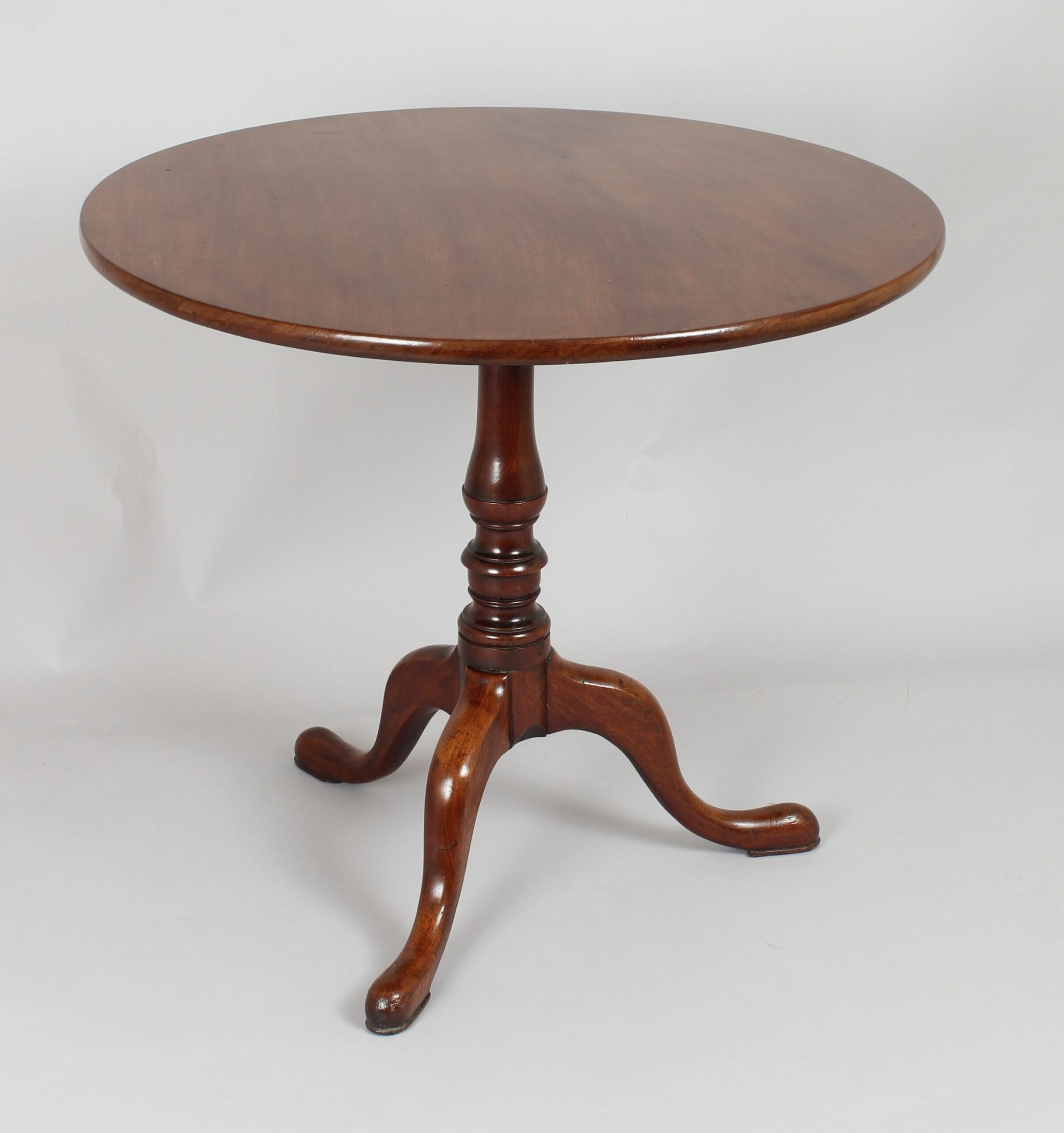 George III period mahogany tripod table