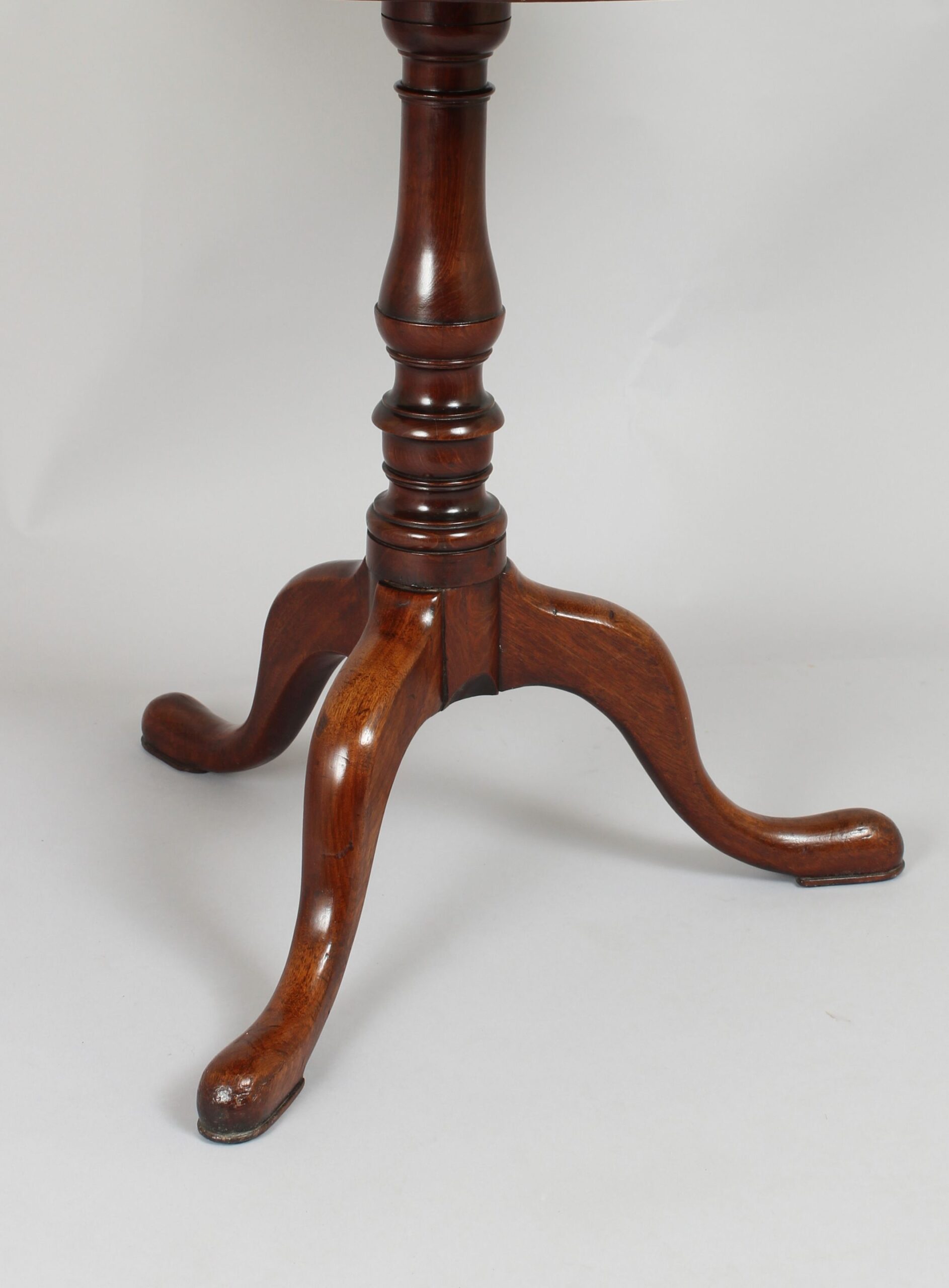 George III period mahogany tripod table