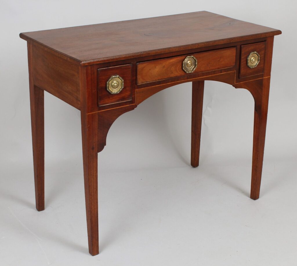 George III period mahogany side-table
