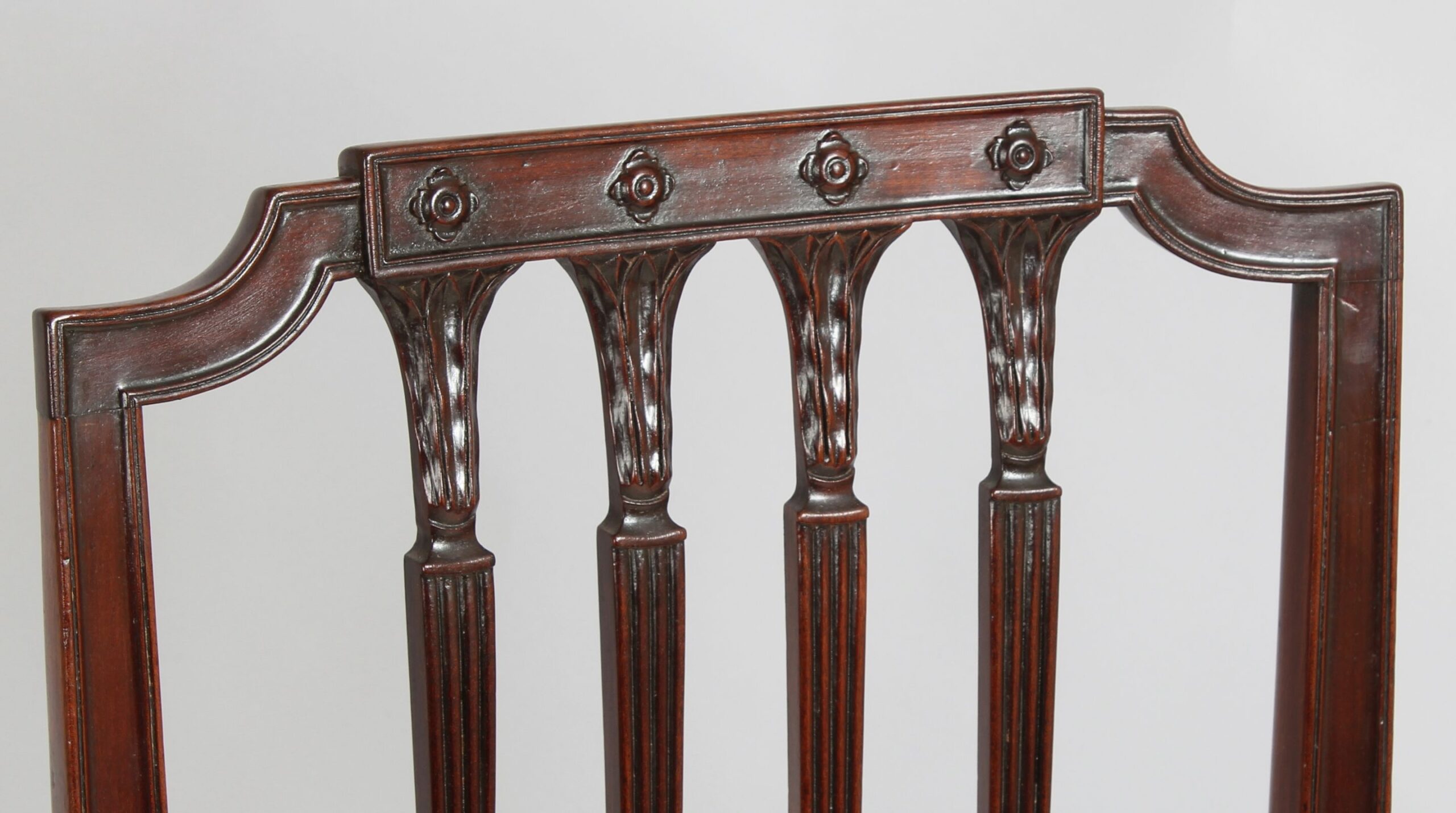 Set of Six George III Period Mahogany Chairs