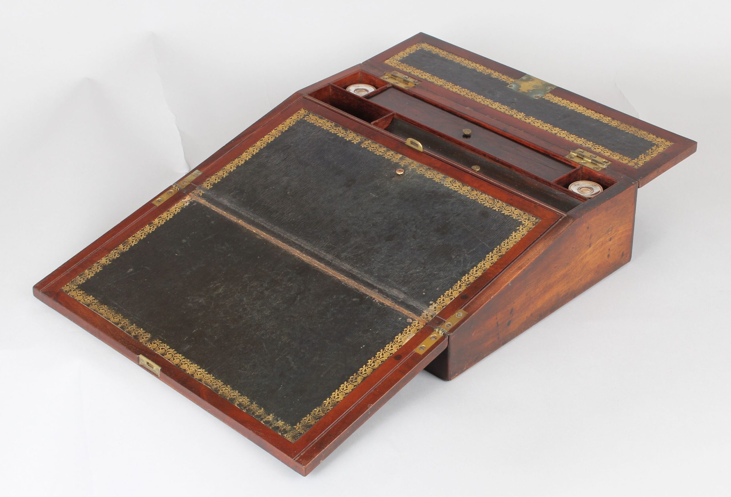 William IV period mahogany lap-desk