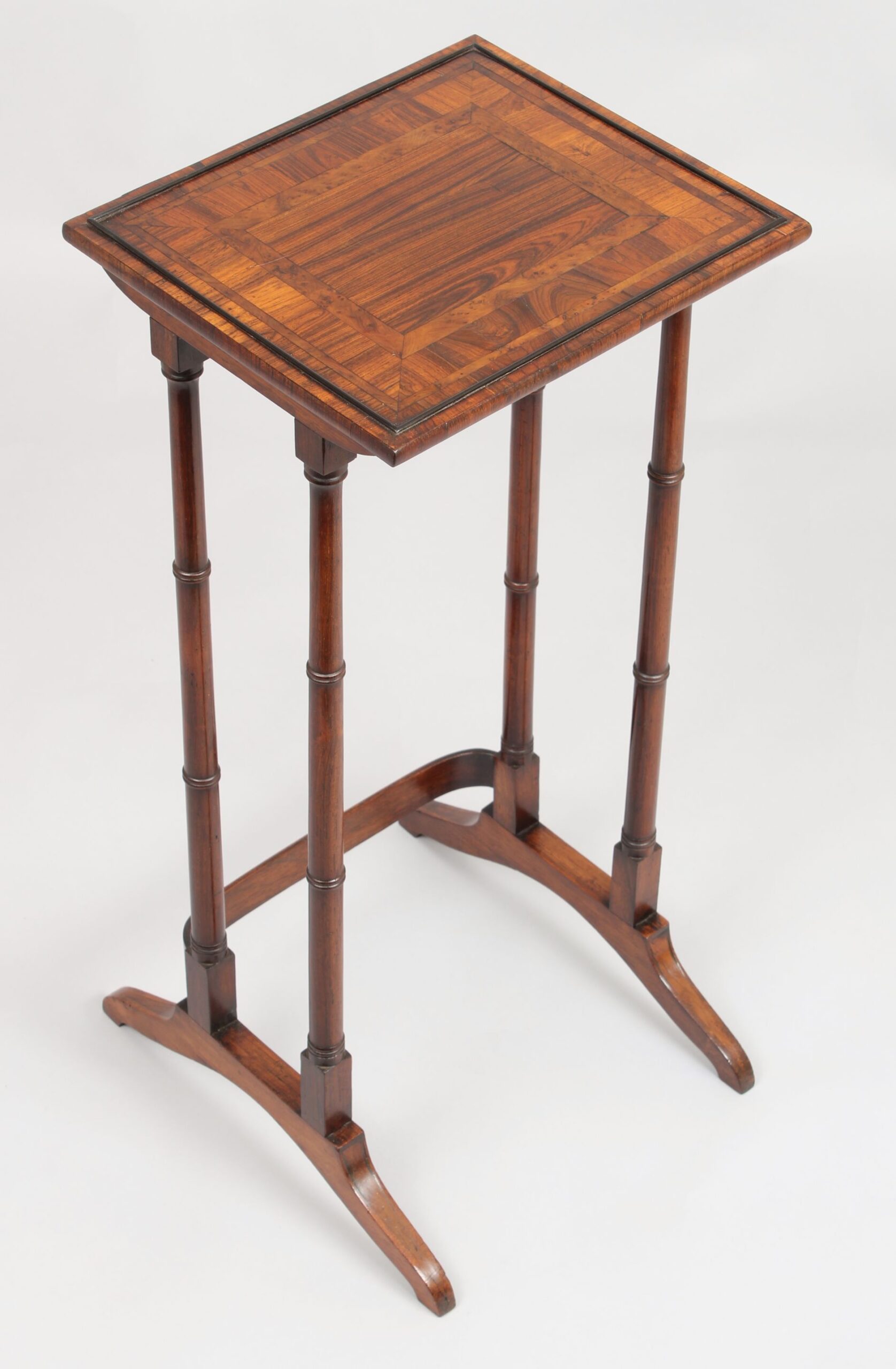 Fine set of George III period quartetto tables