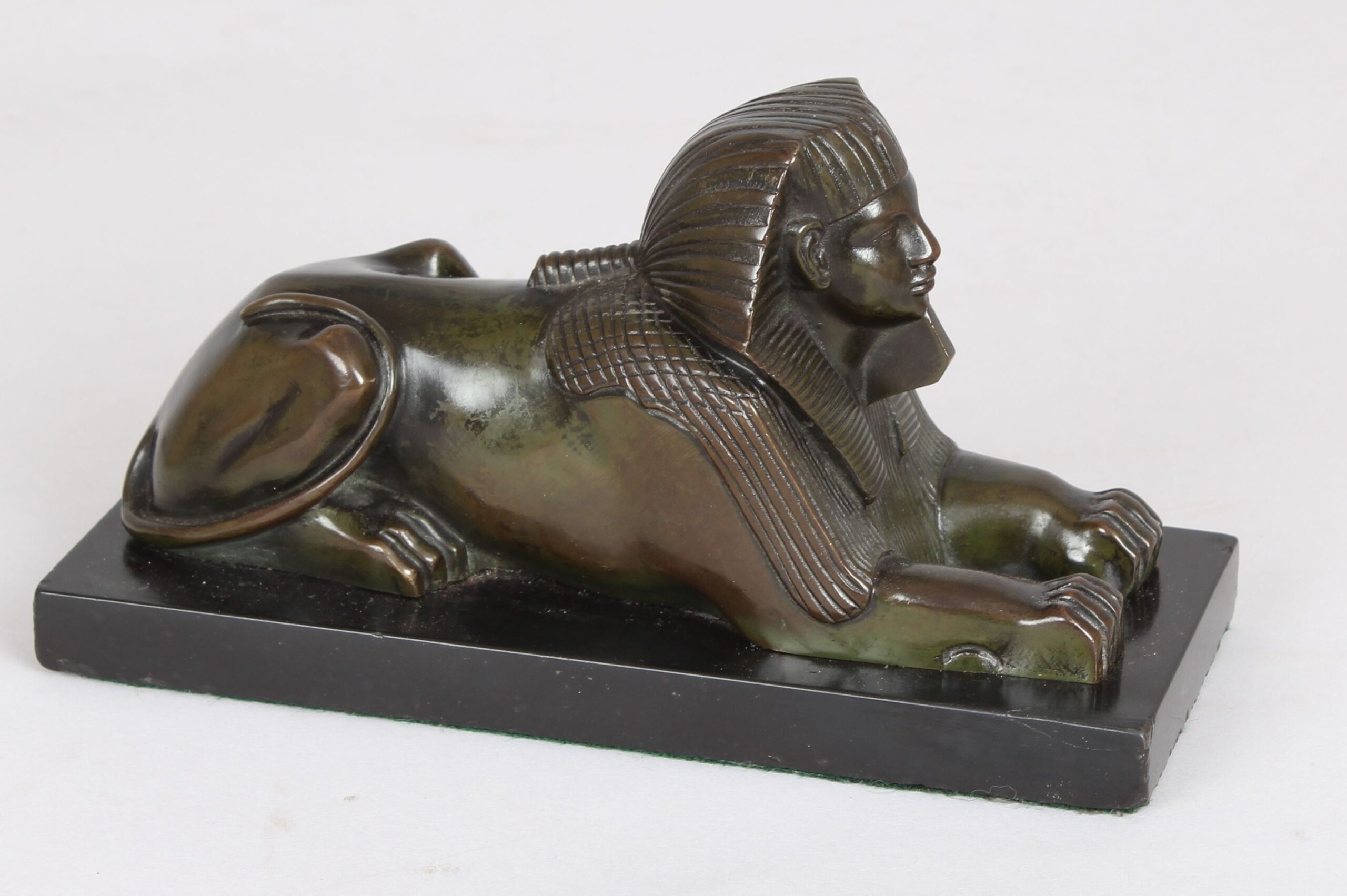 French bronze figure of a Sphinx
