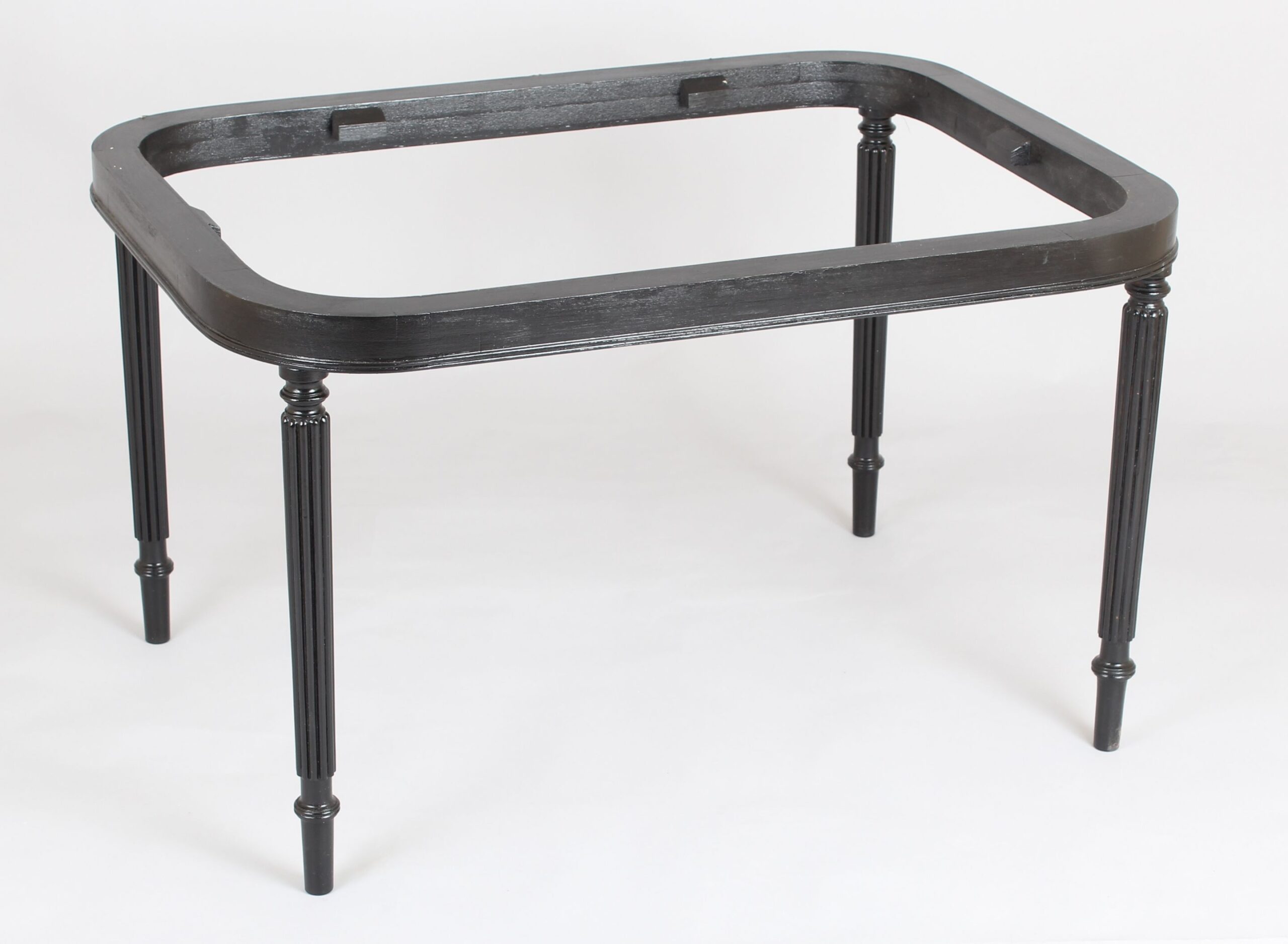 Victorian black papier-mache tray