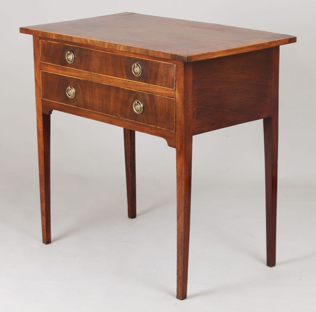 George III period mahogany side-table