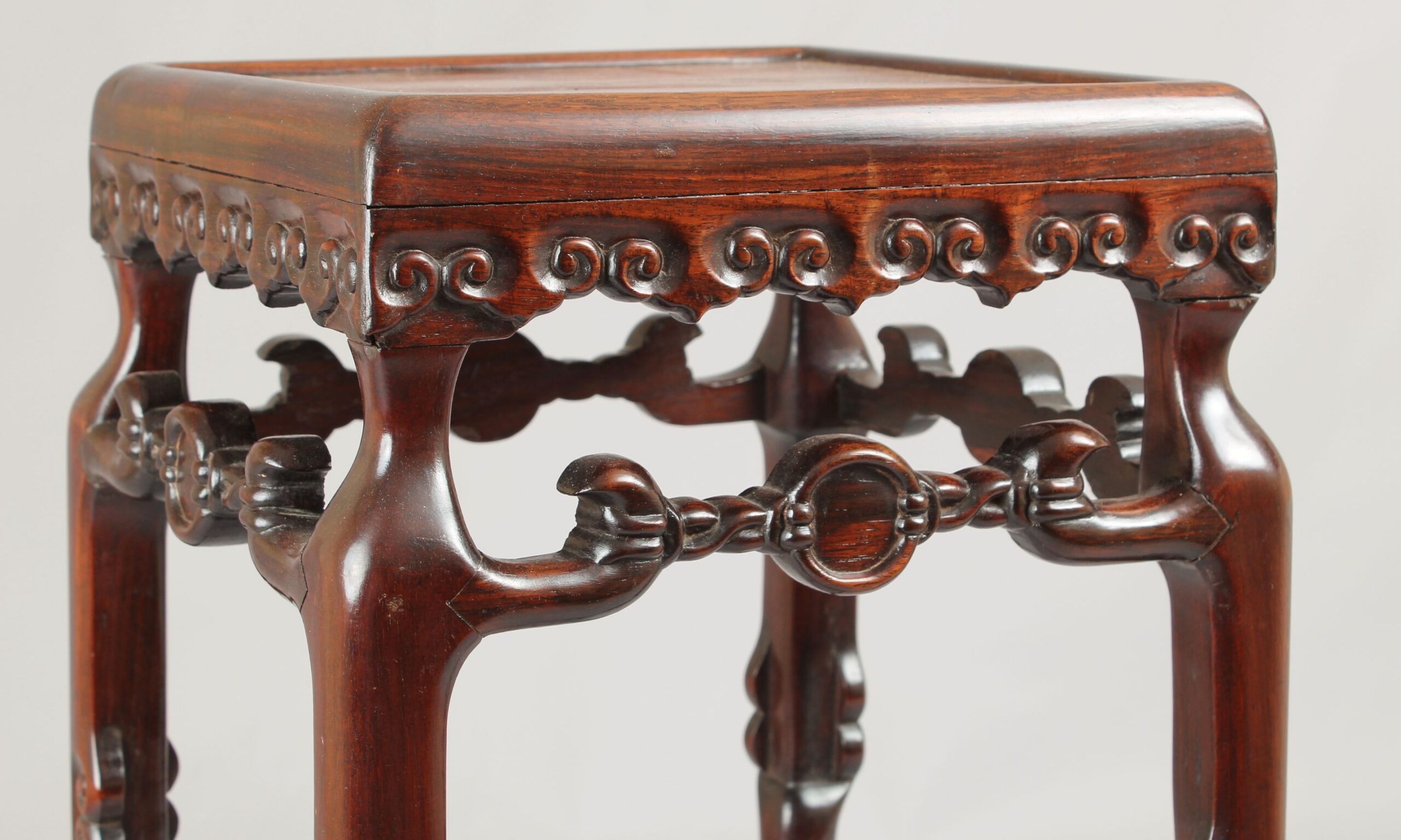 Nineteenth century Chinese hardwood stand