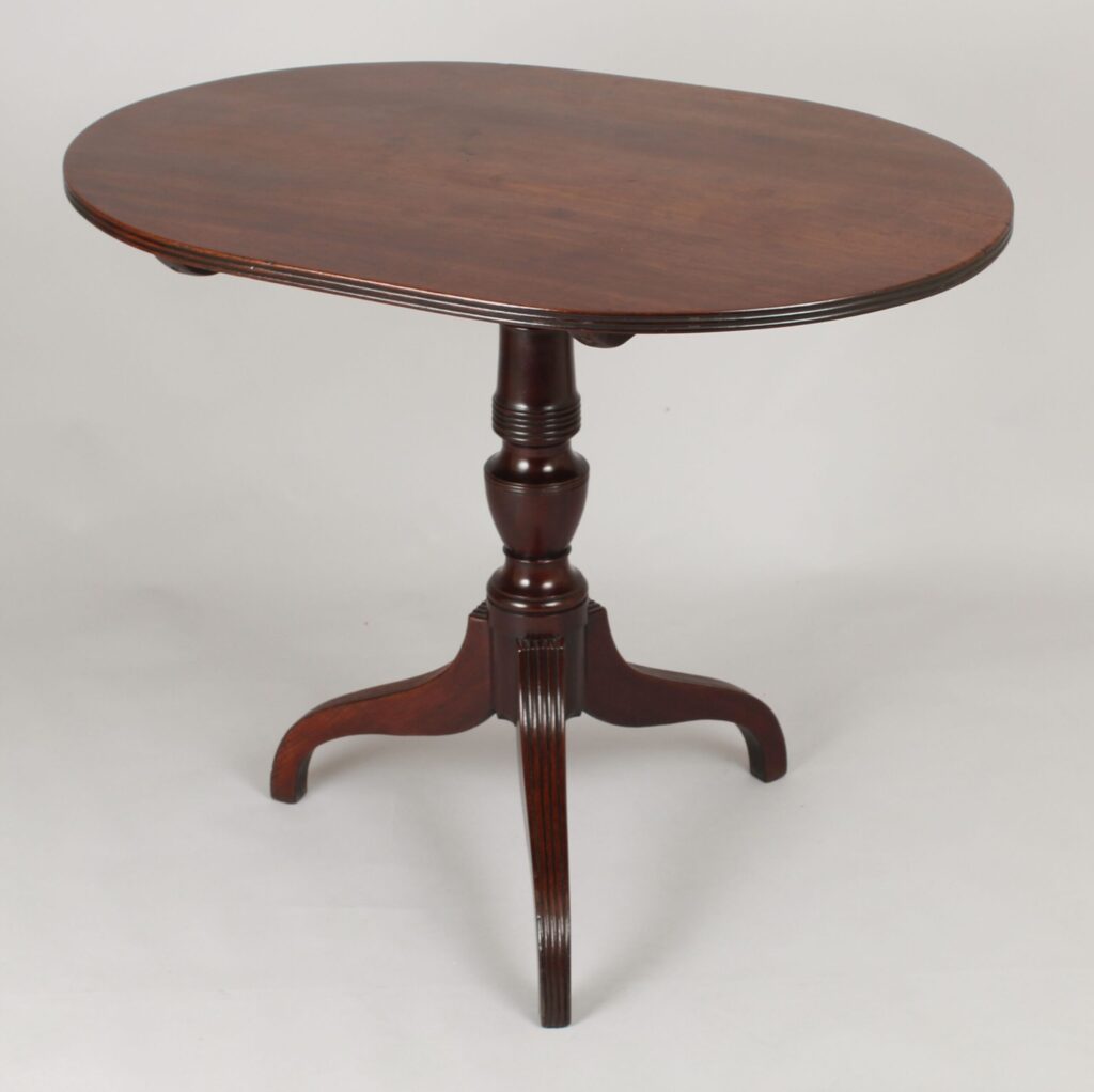 Regency period mahogany tripod table