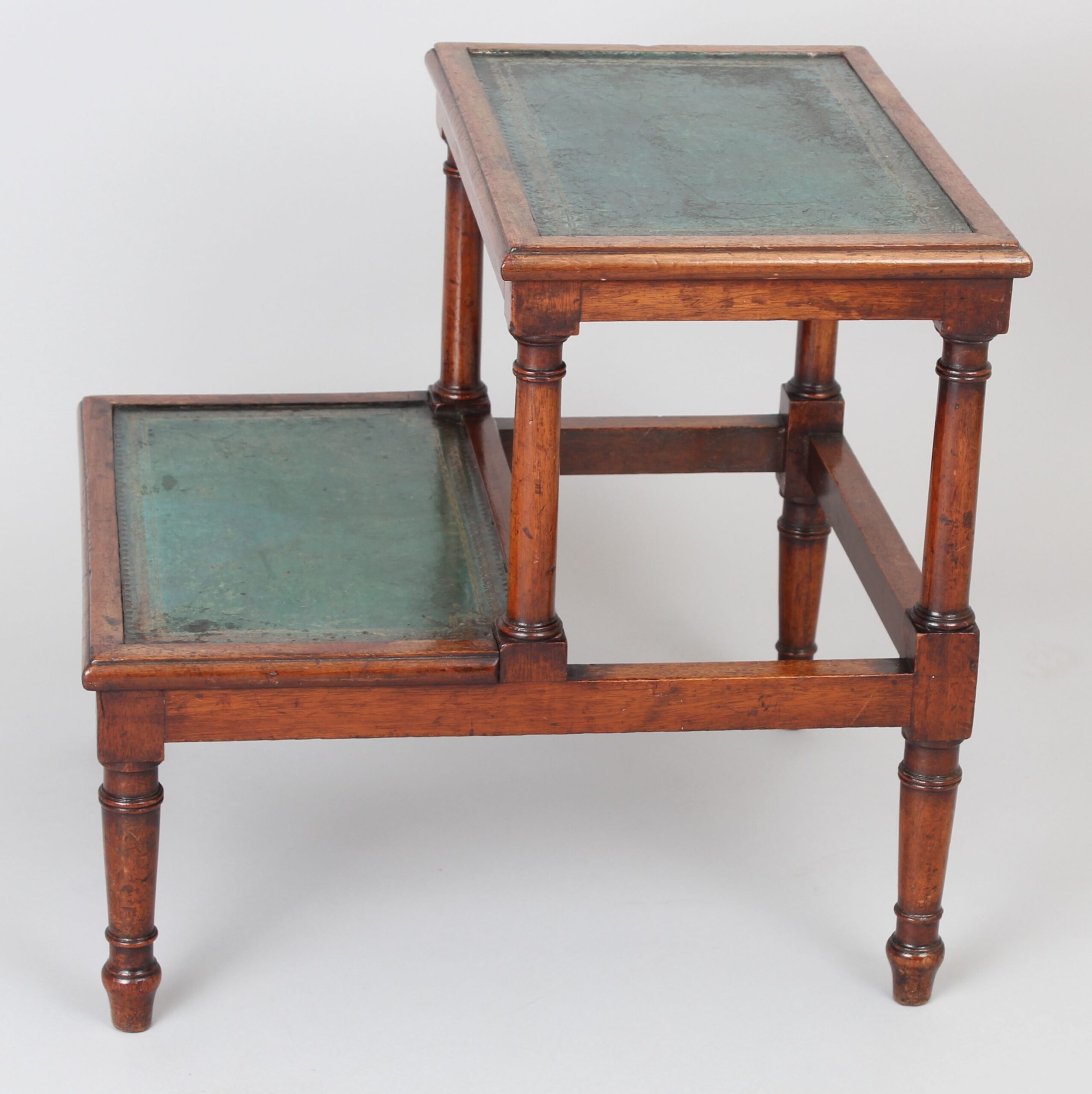 Early 19th century mahogany bed-steps