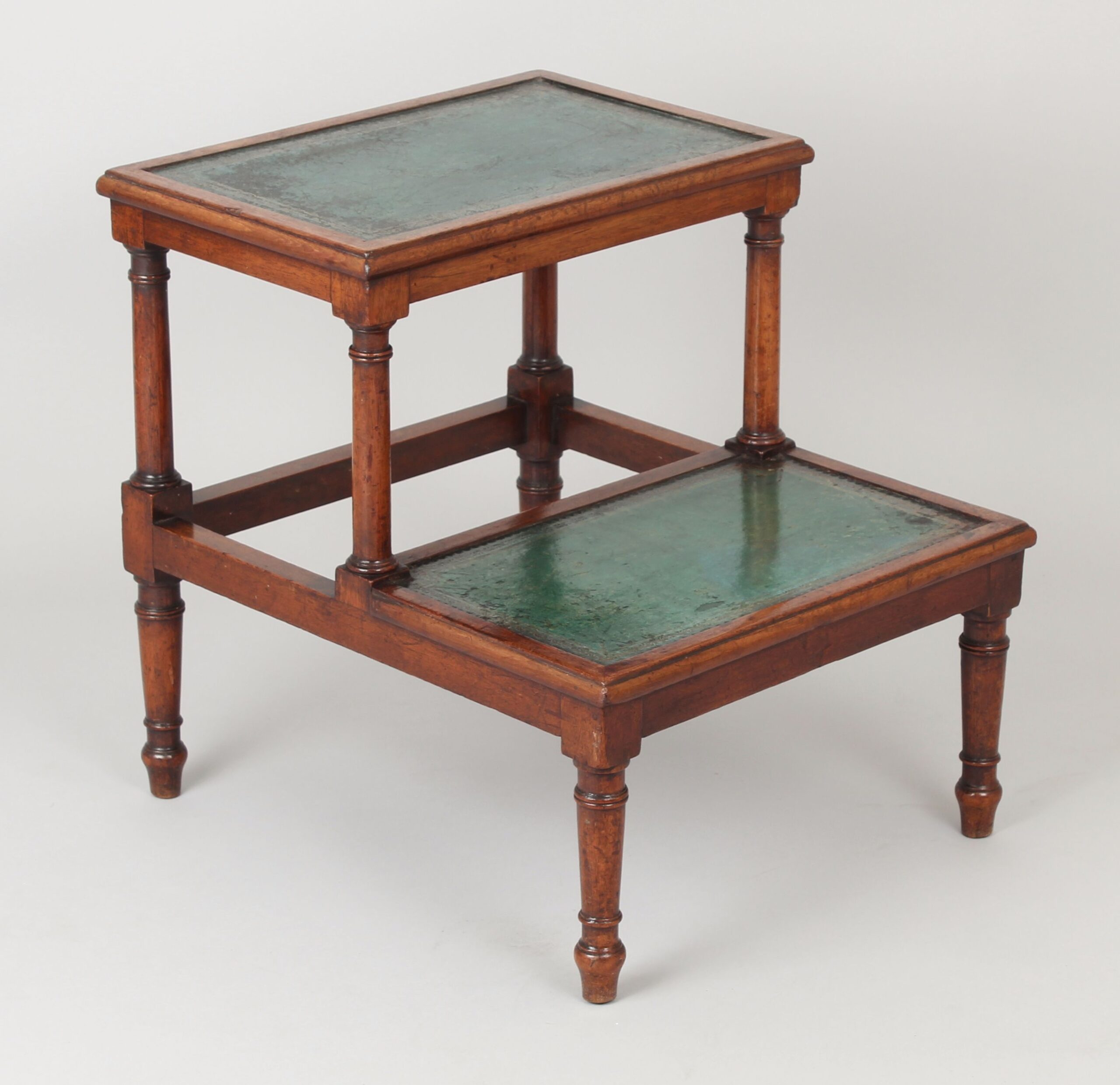 Early 19th century mahogany bed-steps