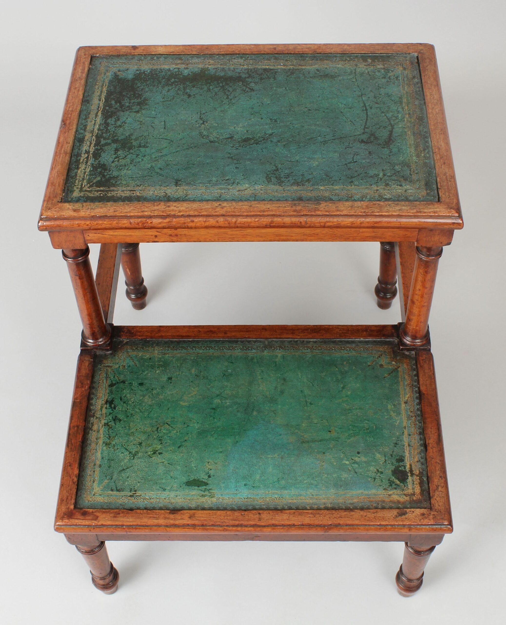 Early 19th century mahogany bed-steps