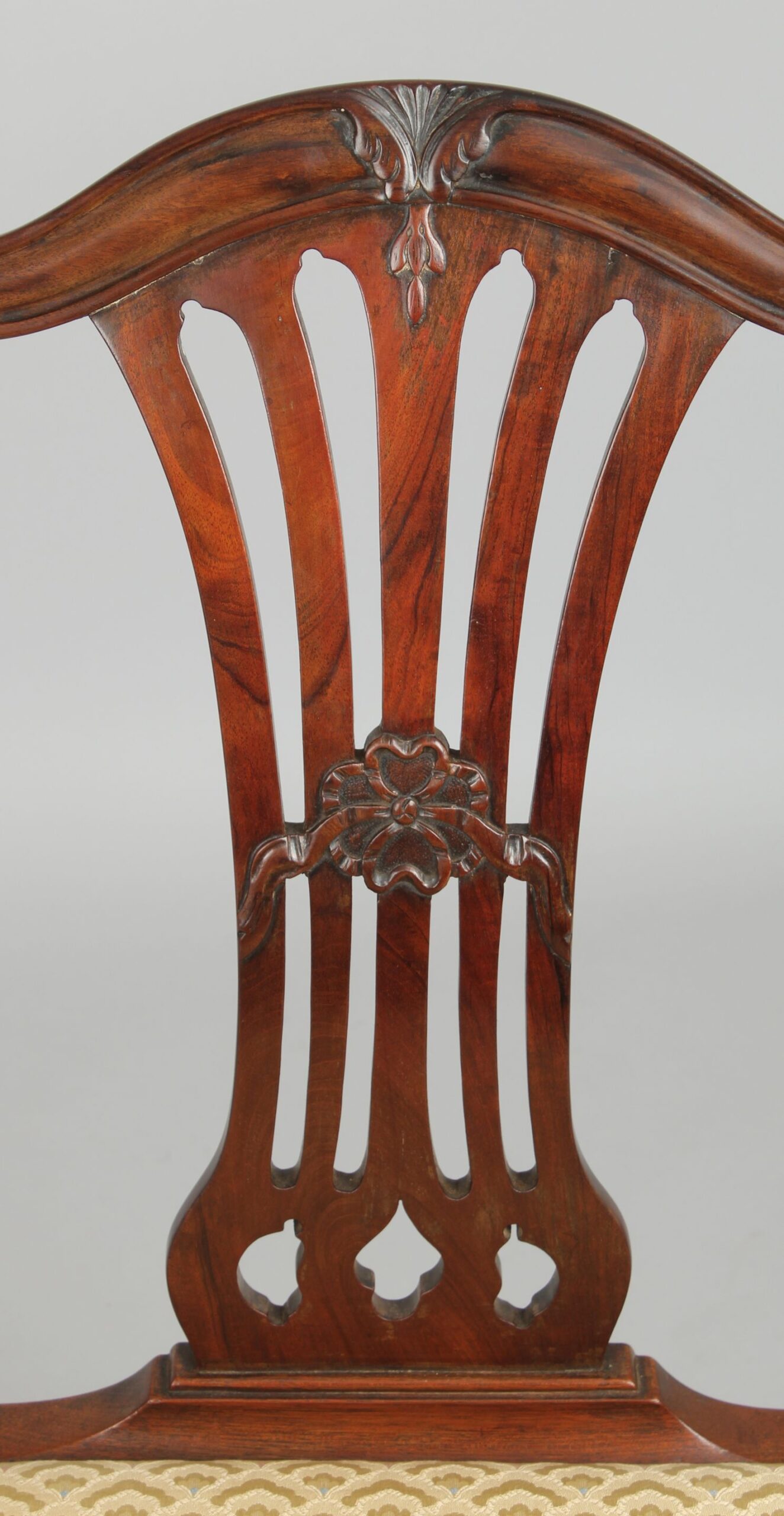 A good quality set of eight mahogany dining-chairs in the Hepplewhite style