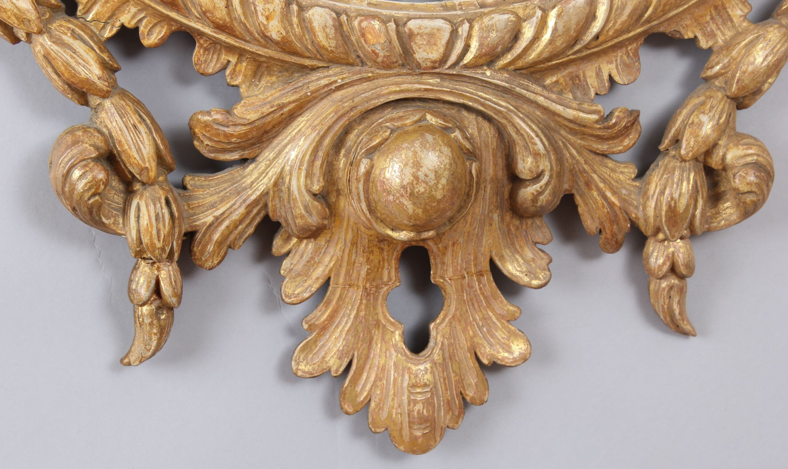 George III period carved gilt-wood mirror