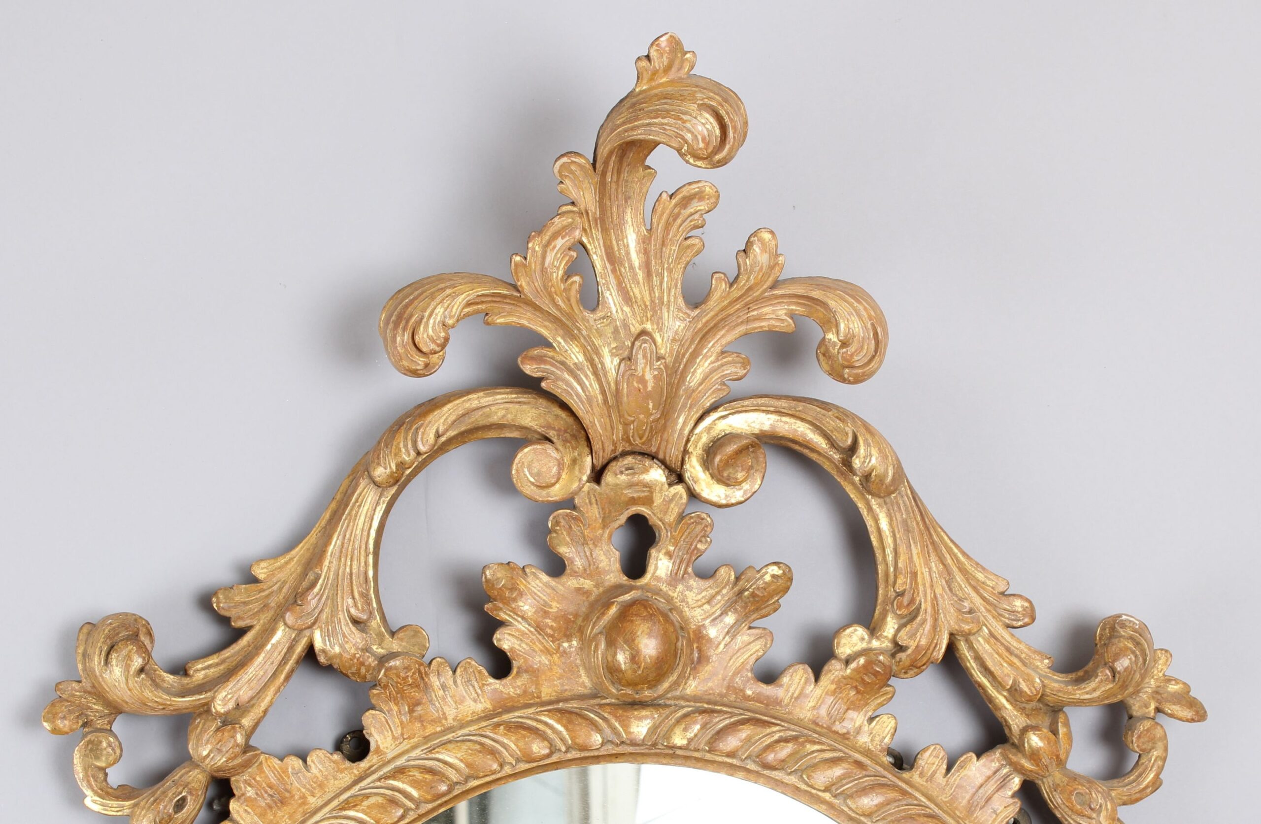 George III period carved gilt-wood mirror