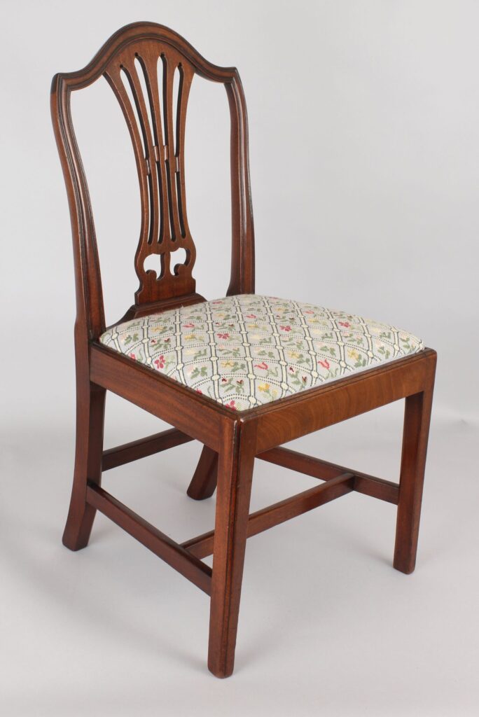 Mahogany child’s chair in the Hepplewhite style