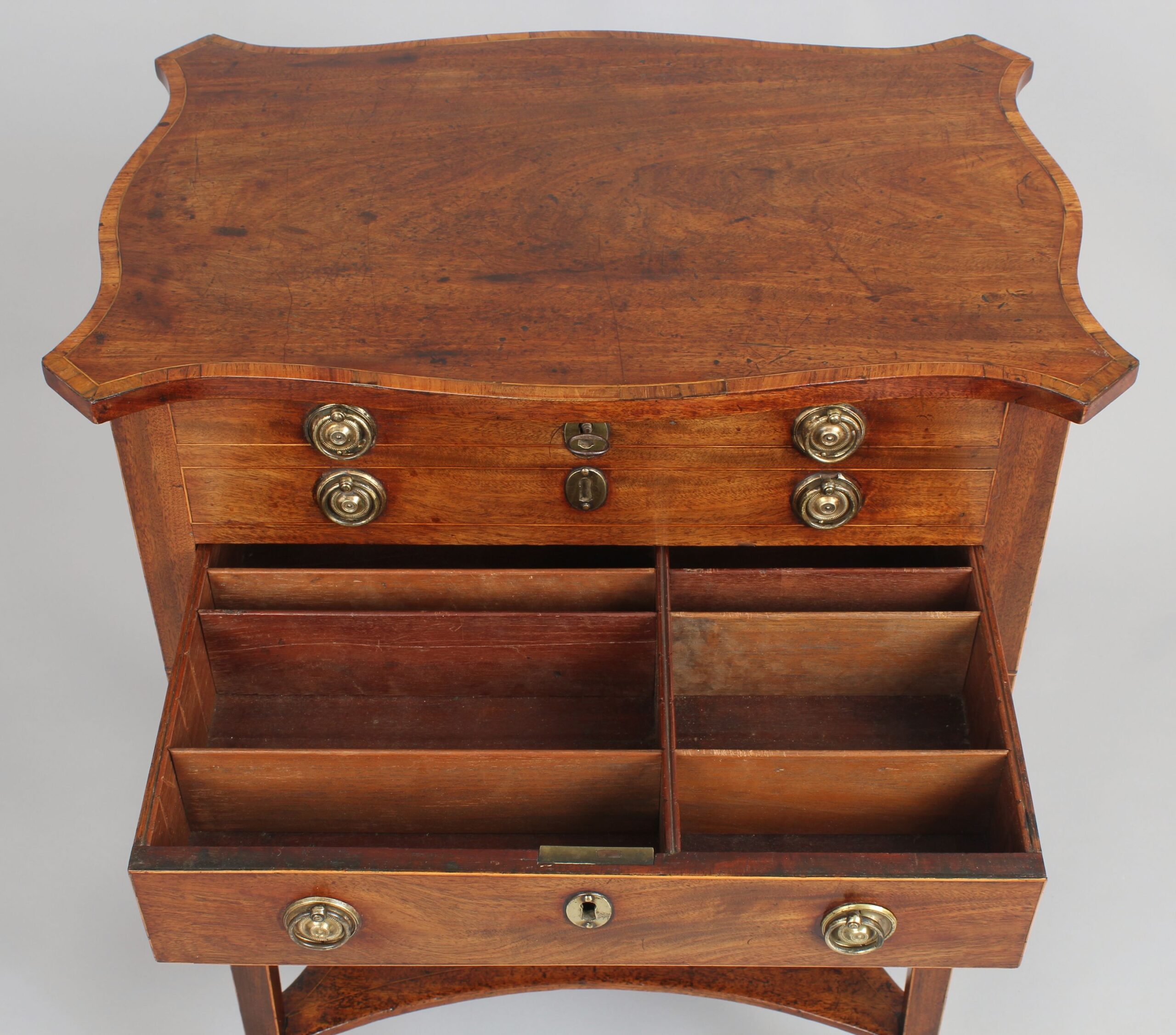 George III period mahogany worktable