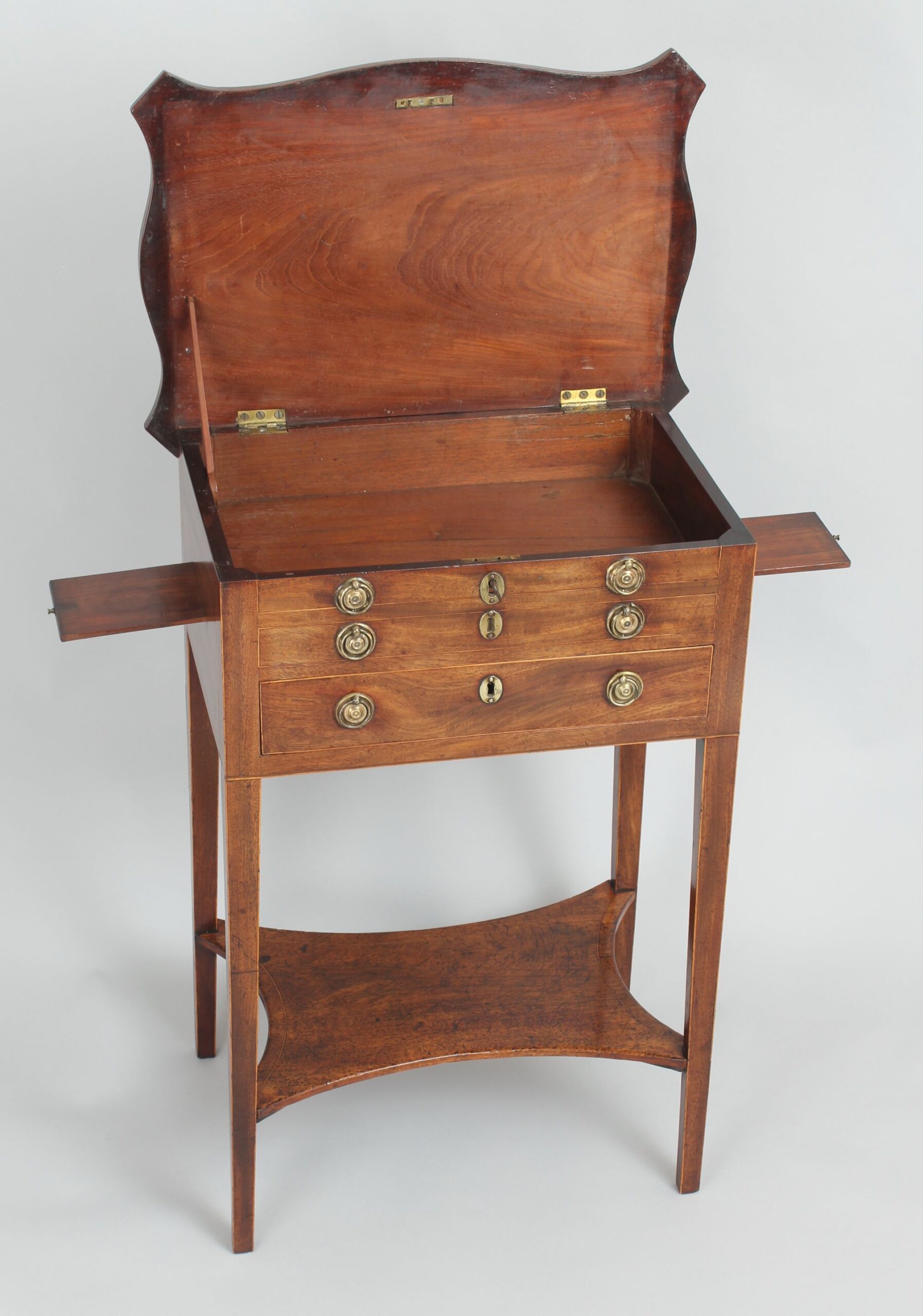George III period mahogany worktable