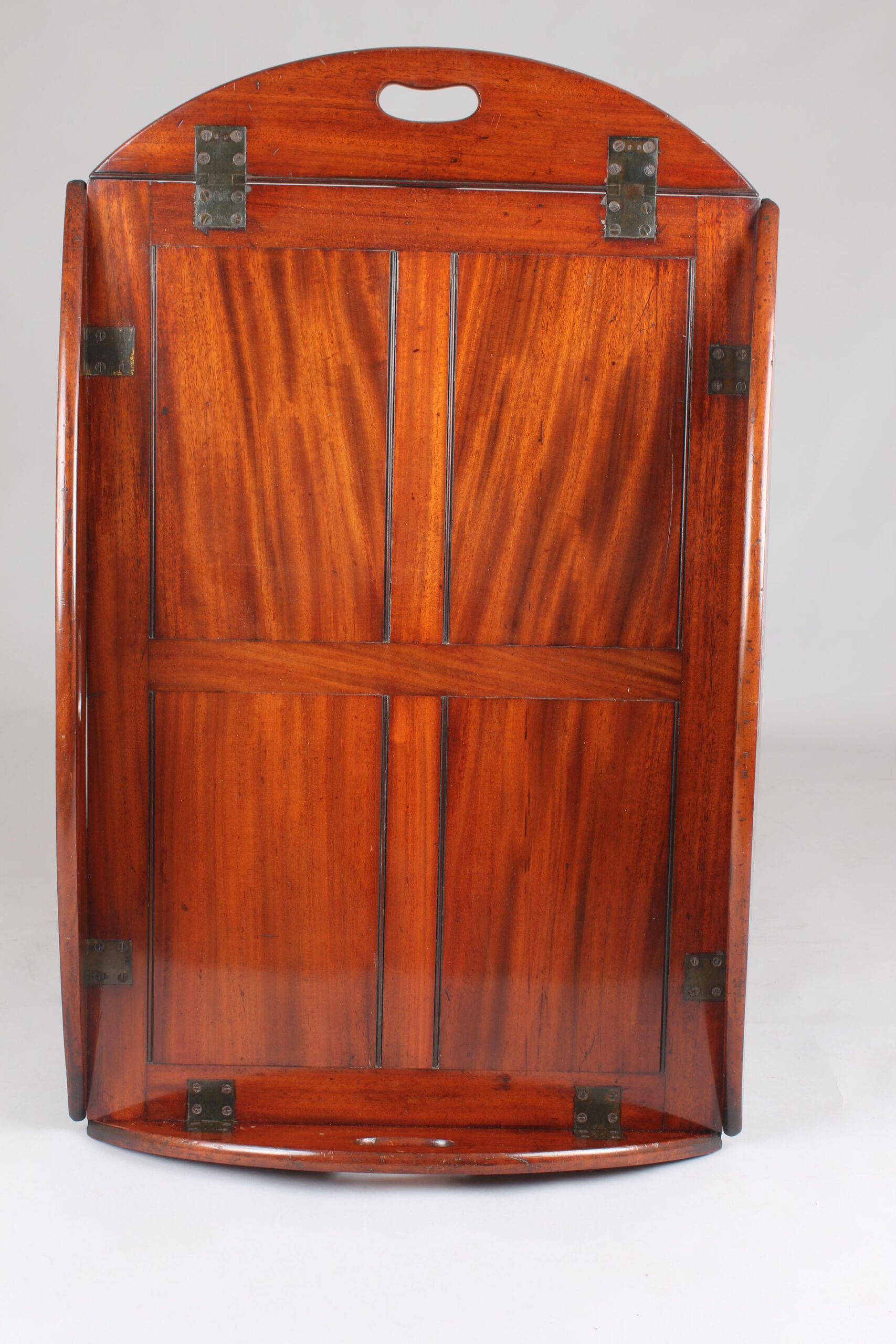 Nineteenth century mahogany drop-side butler’s tray