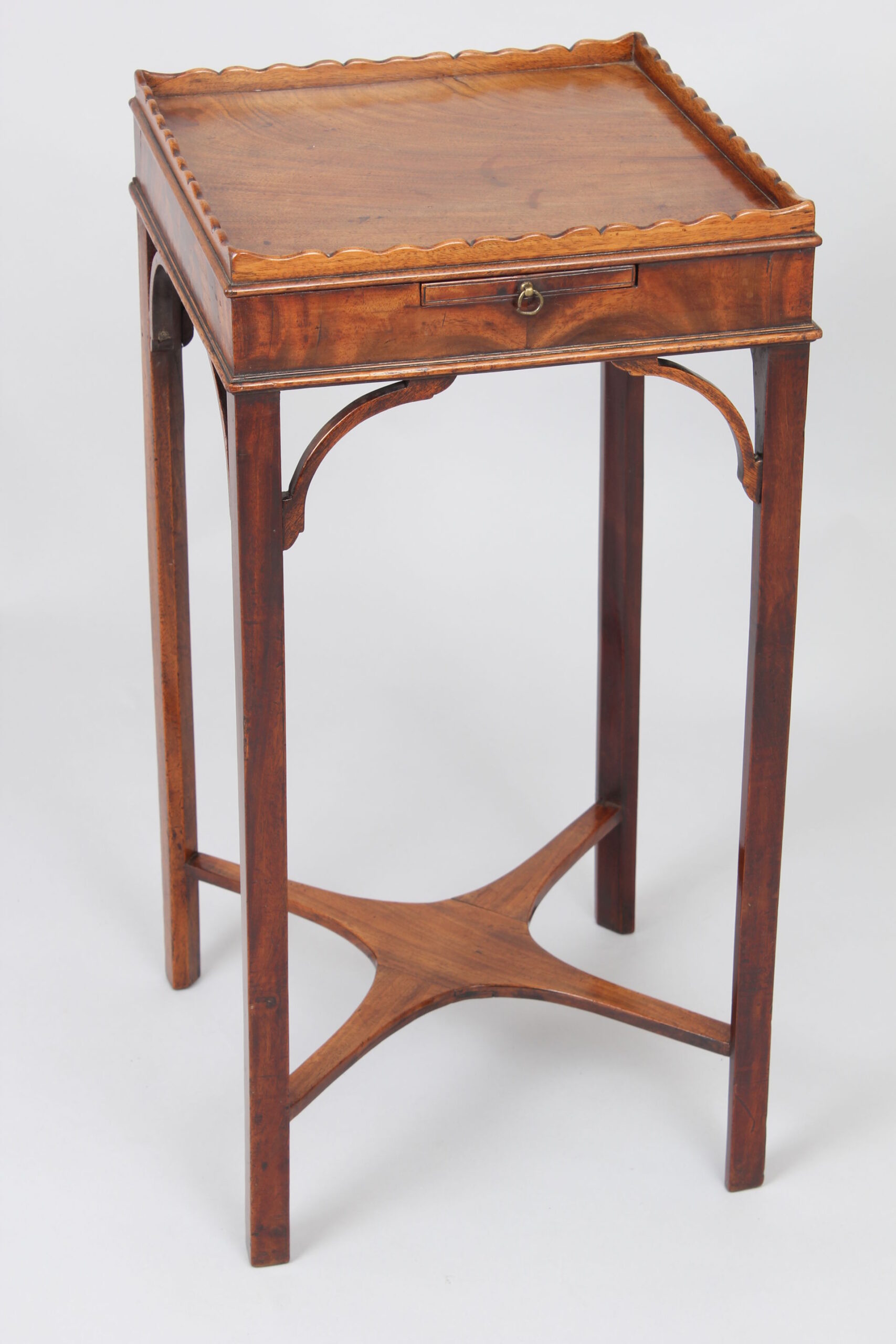 George III period mahogany urn-stand
