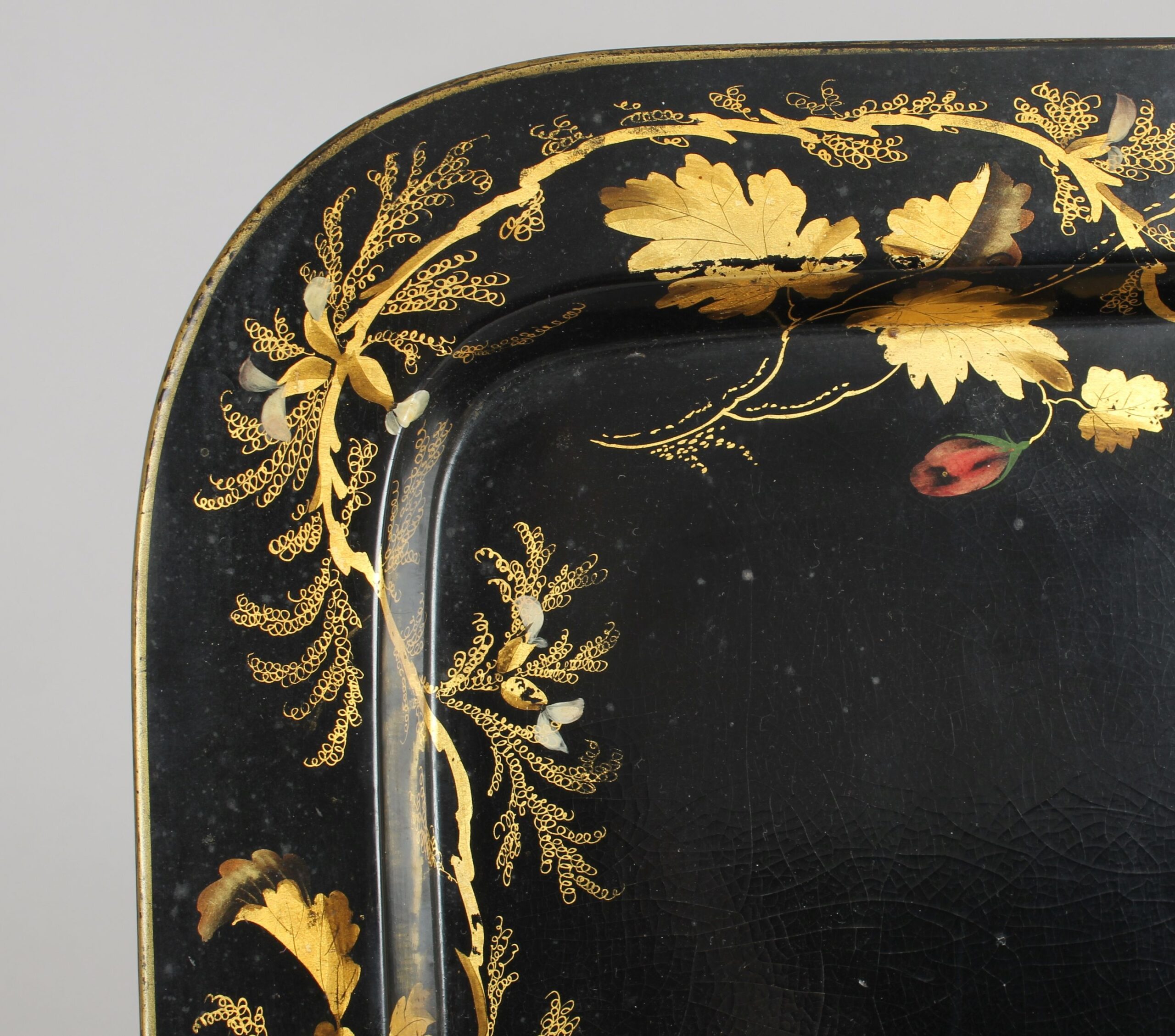 Small Victorian papier-mache tray