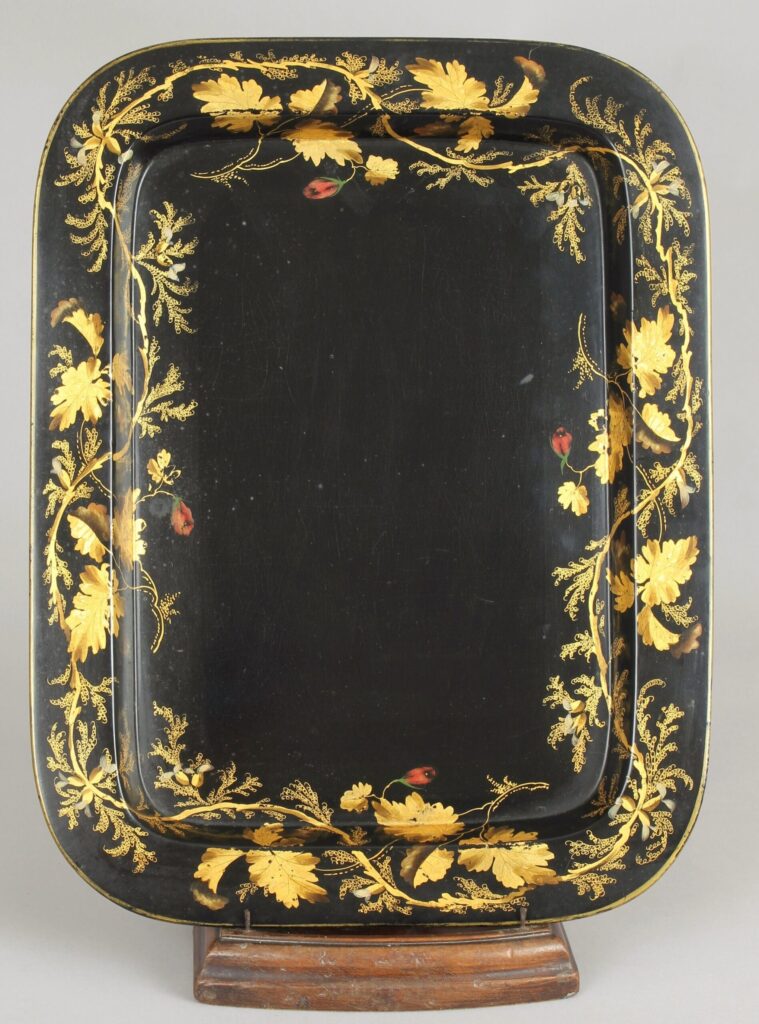 Small Victorian papier-mache tray
