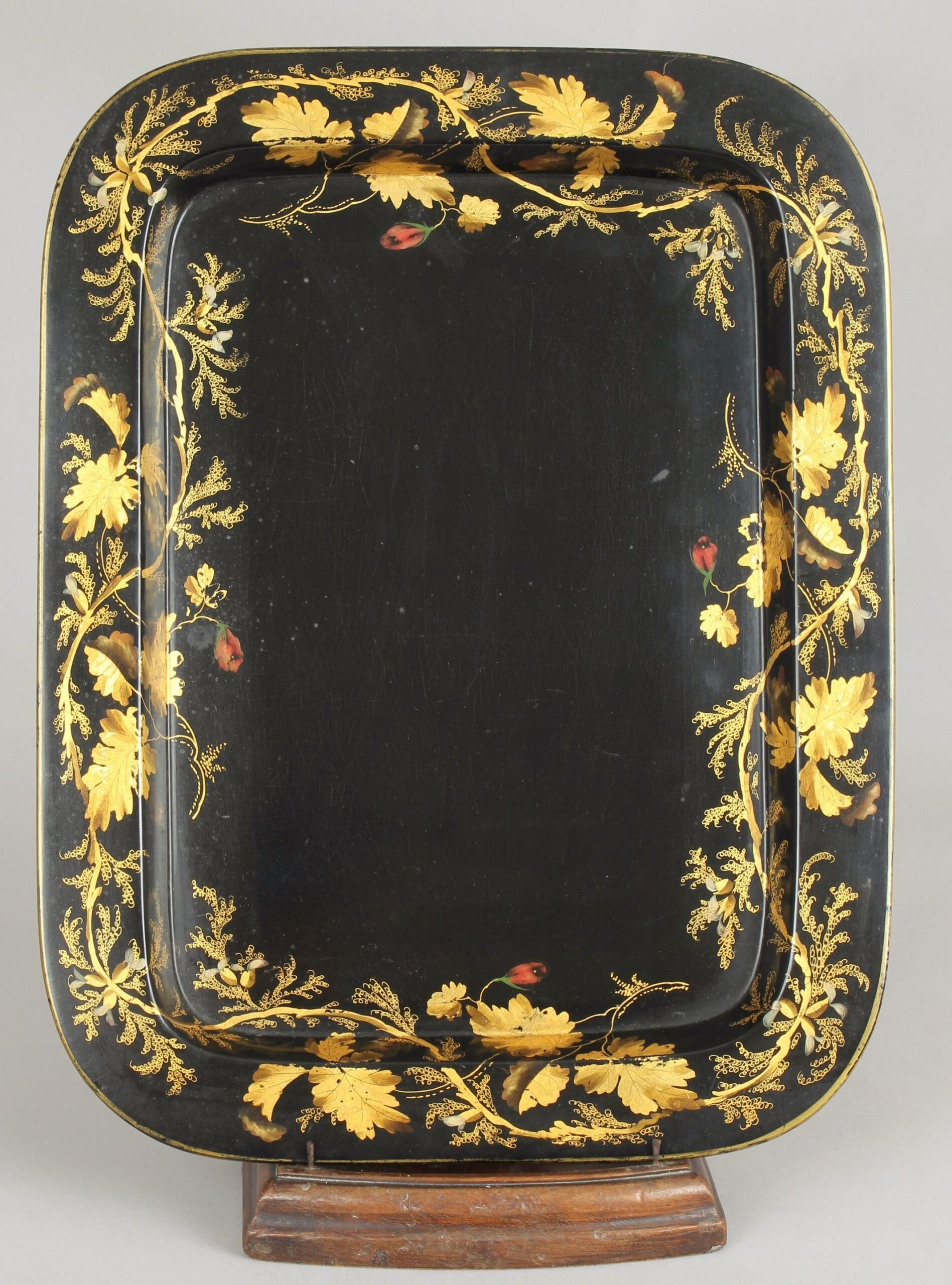 Small Victorian papier-mache tray